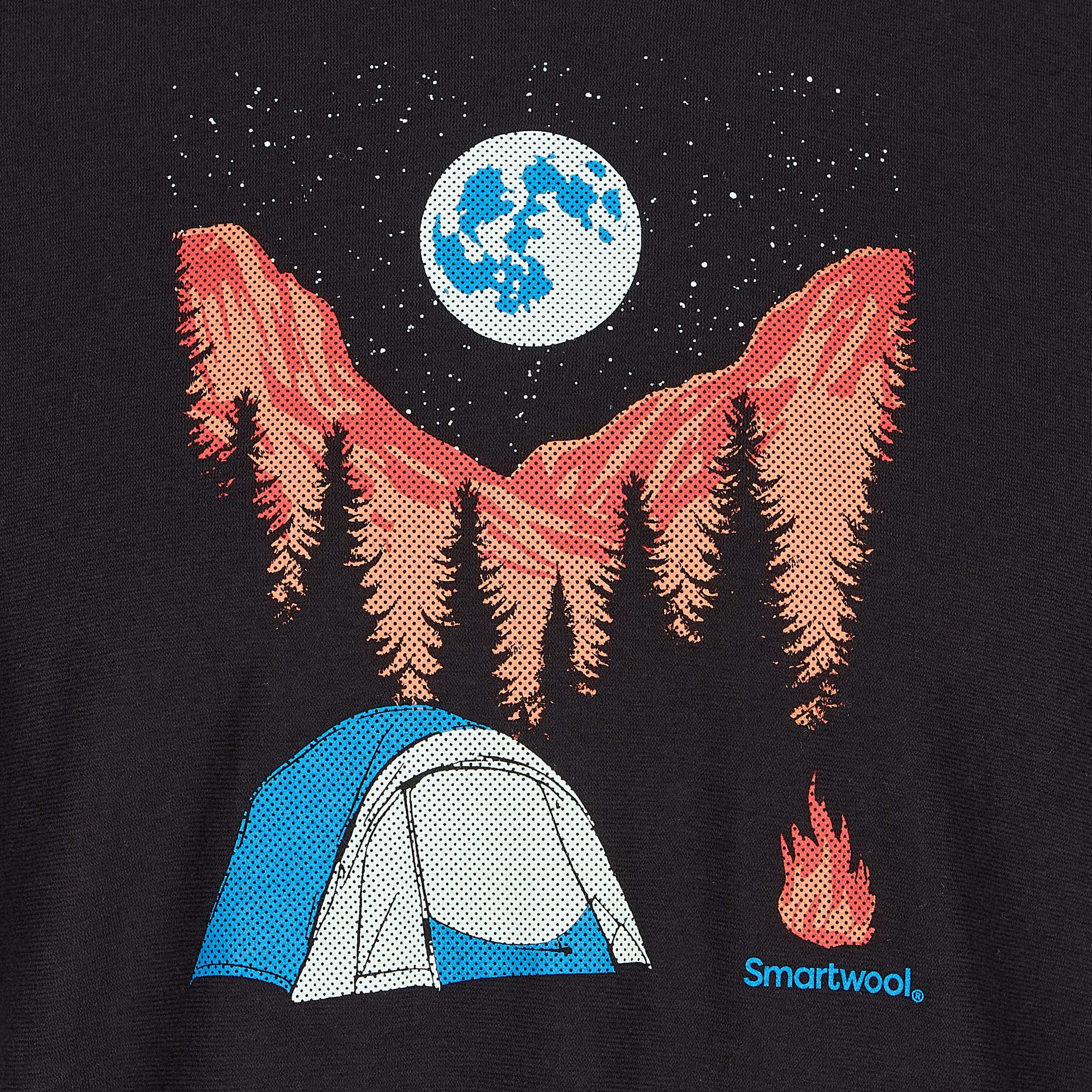 Smartwool NIGHT CAMP SHORT SLEEVE GRAPHIC TEE Unisex - T-Shirt