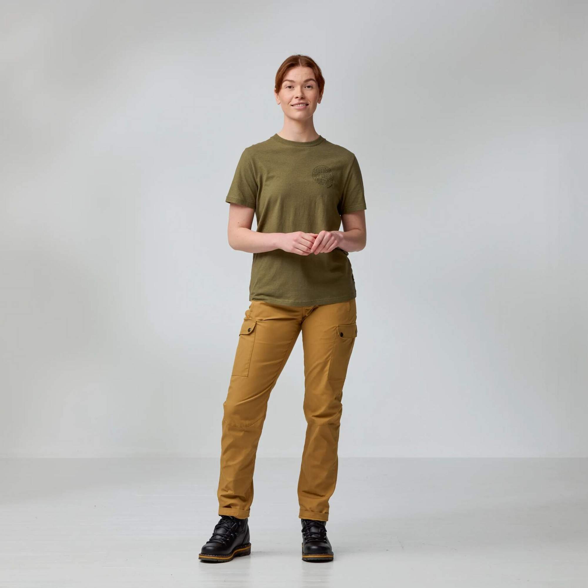 Fjällräven HEMP BLEND OUT HERE T-SHIRT W Damen - T-Shirt