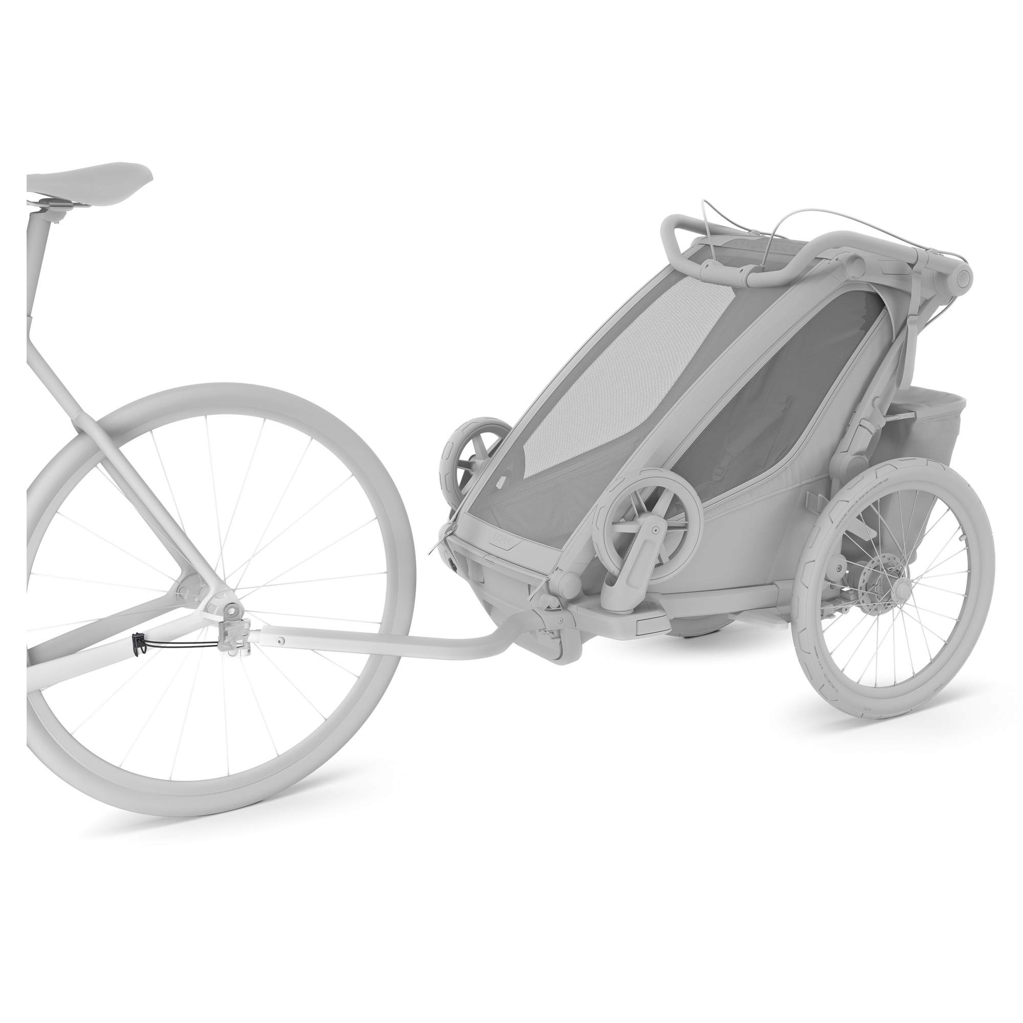 Thule AXLE MOUNT EZHITCH PLATE WITH QUICK RELEASE SKEWER - Fahrradzubehör
