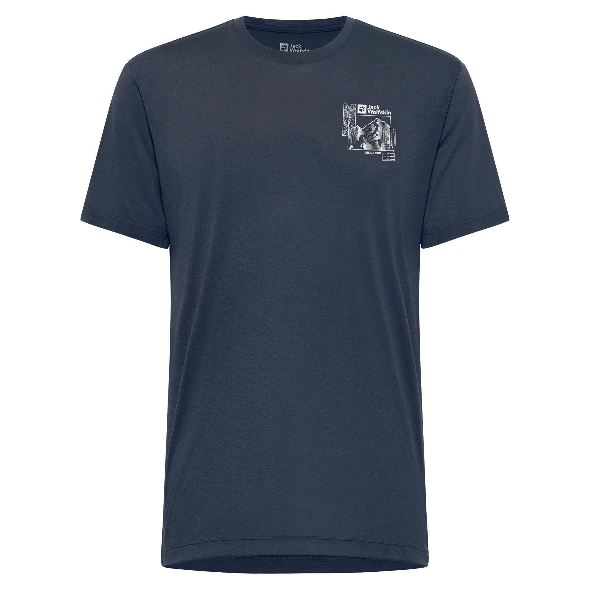 Jack Wolfskin VONNAN GRAPHIC T M Herren - Funktionsshirt