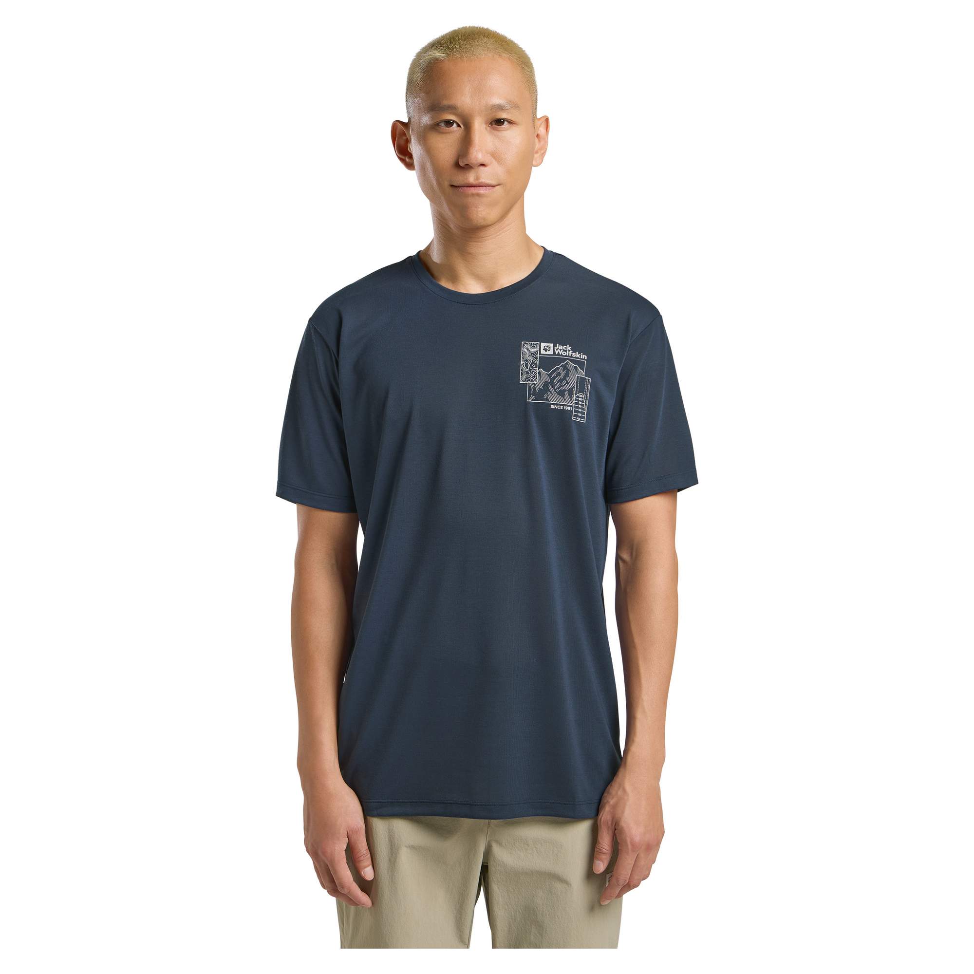 Jack Wolfskin VONNAN GRAPHIC T M Herren - Funktionsshirt