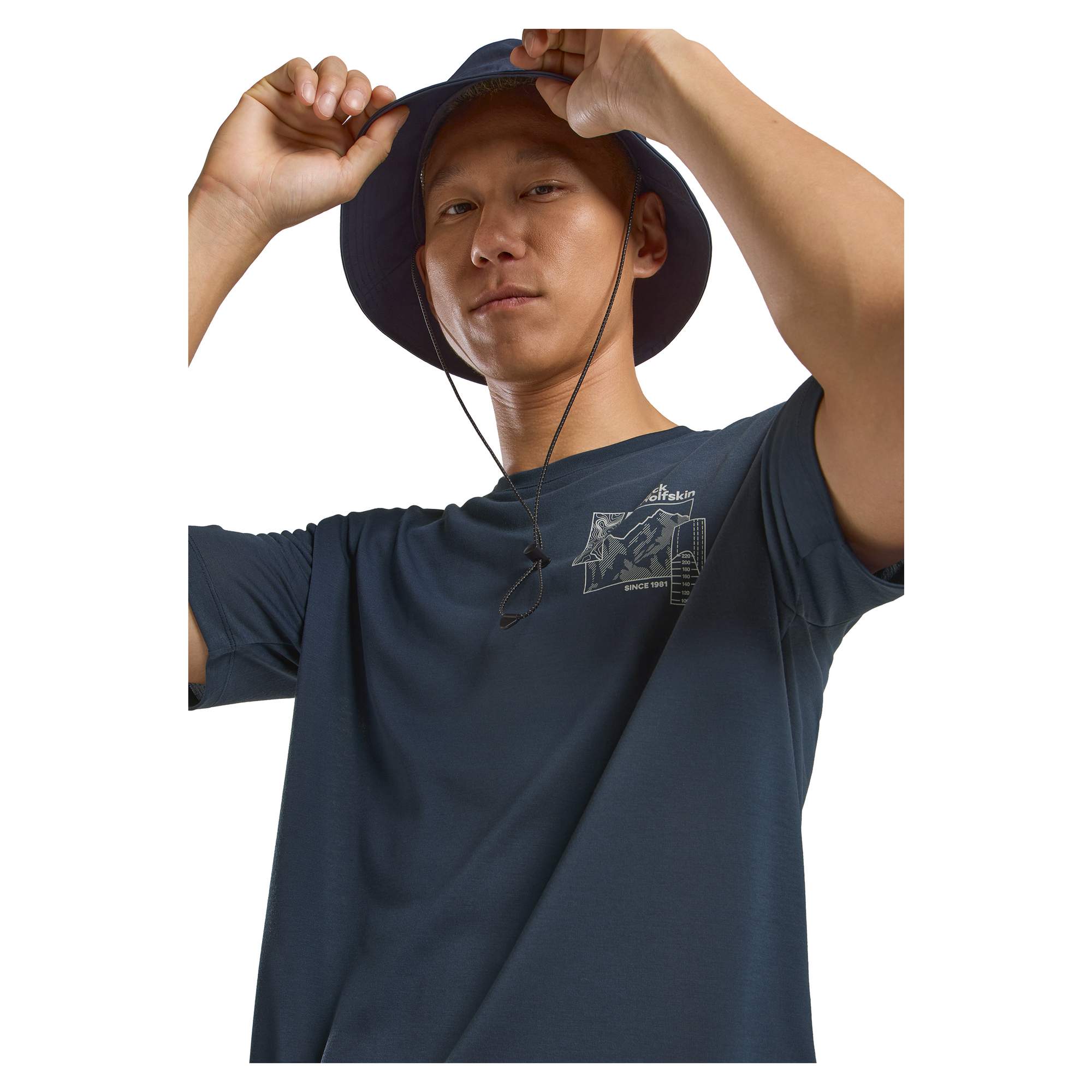Jack Wolfskin VONNAN GRAPHIC T M Herren - Funktionsshirt