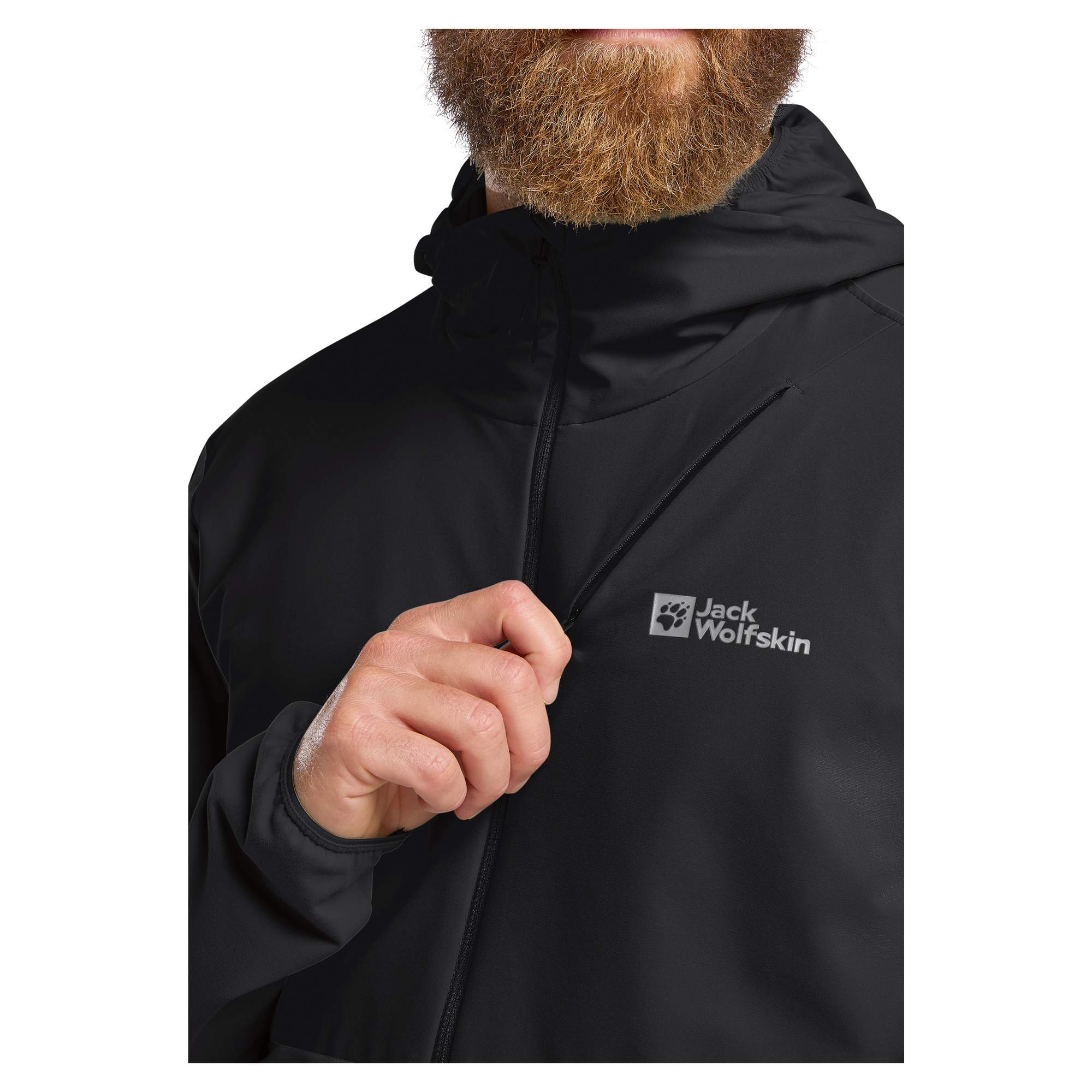 Jack Wolfskin PRELIGHT TRAIL HOODY M Herren - Fleecejacke