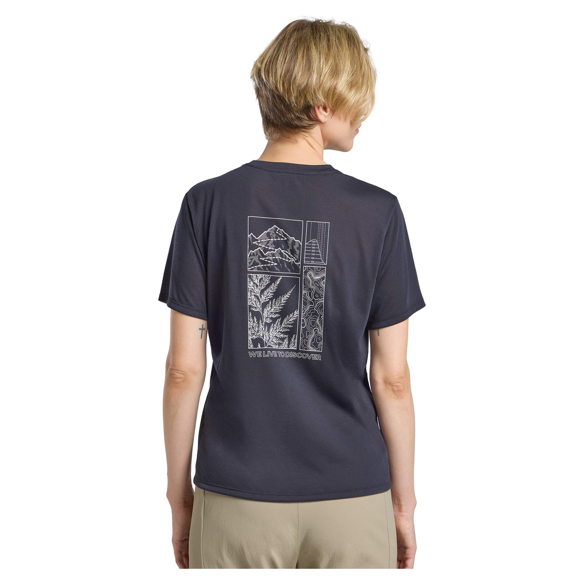 Jack Wolfskin VONNAN GRAPHIC T W Damen - Funktionsshirt