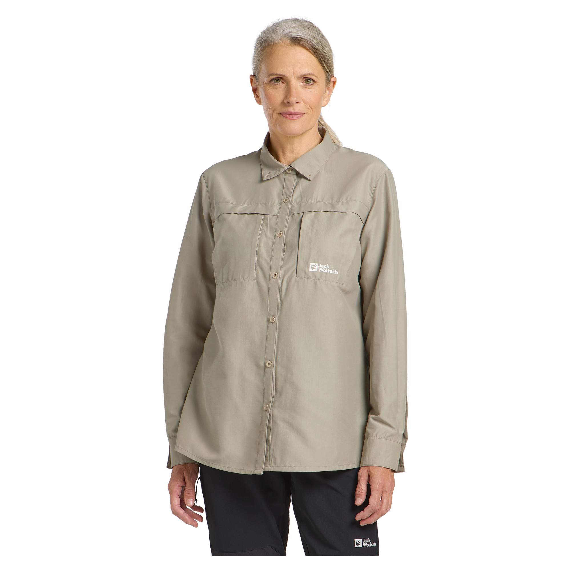 Jack Wolfskin BARRIER L/S SHIRT W Damen - Outdoor Bluse
