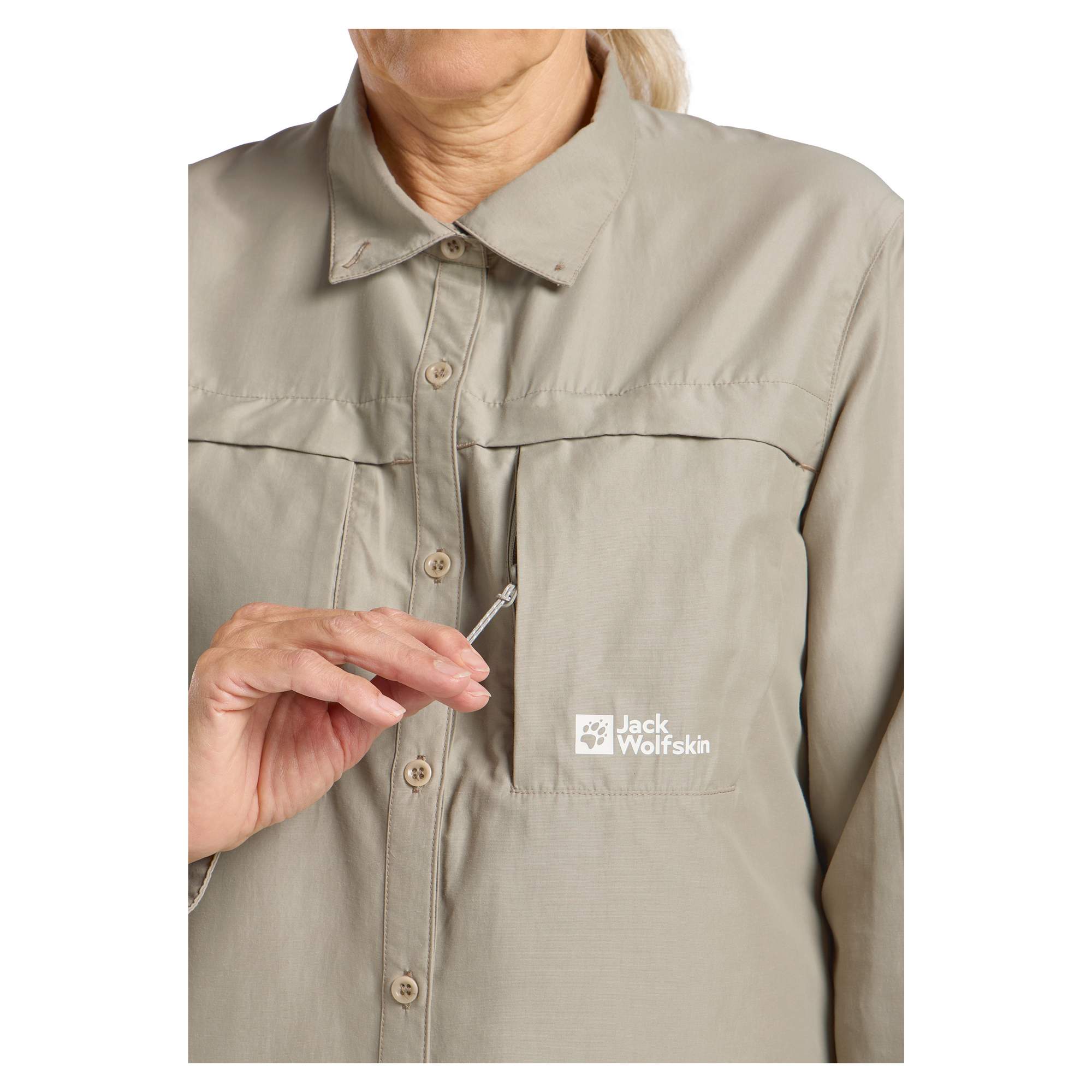 Jack Wolfskin BARRIER L/S SHIRT W Damen - Outdoor Bluse