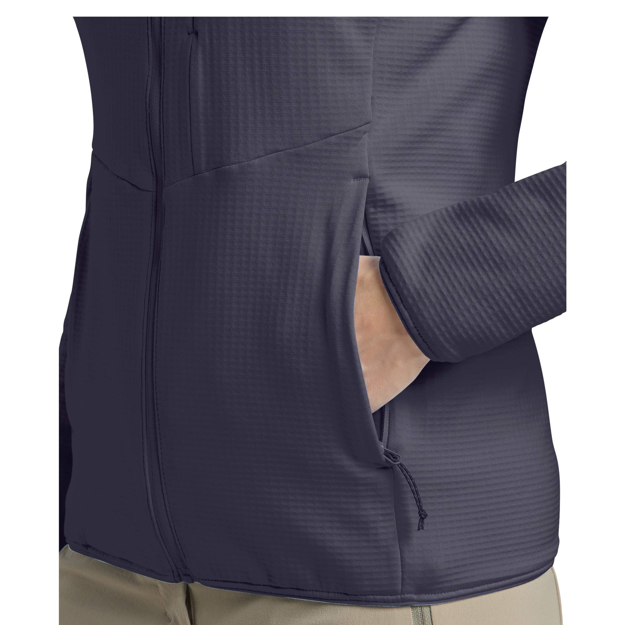 Jack Wolfskin KOLBENBERG HOODED FZ W Damen - Fleecejacke