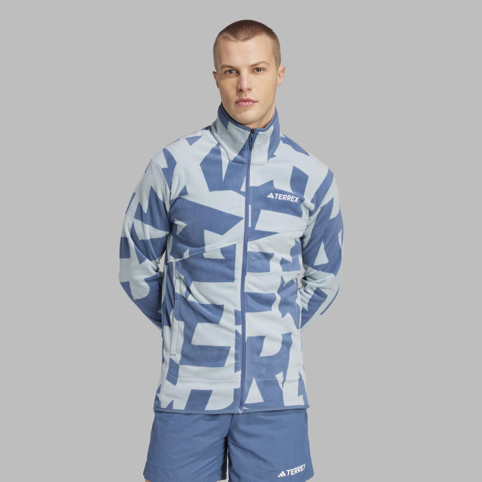 Adidas MULTI ALL OVER PRINT FULL ZIP FLEECE Herren - Fleecejacke