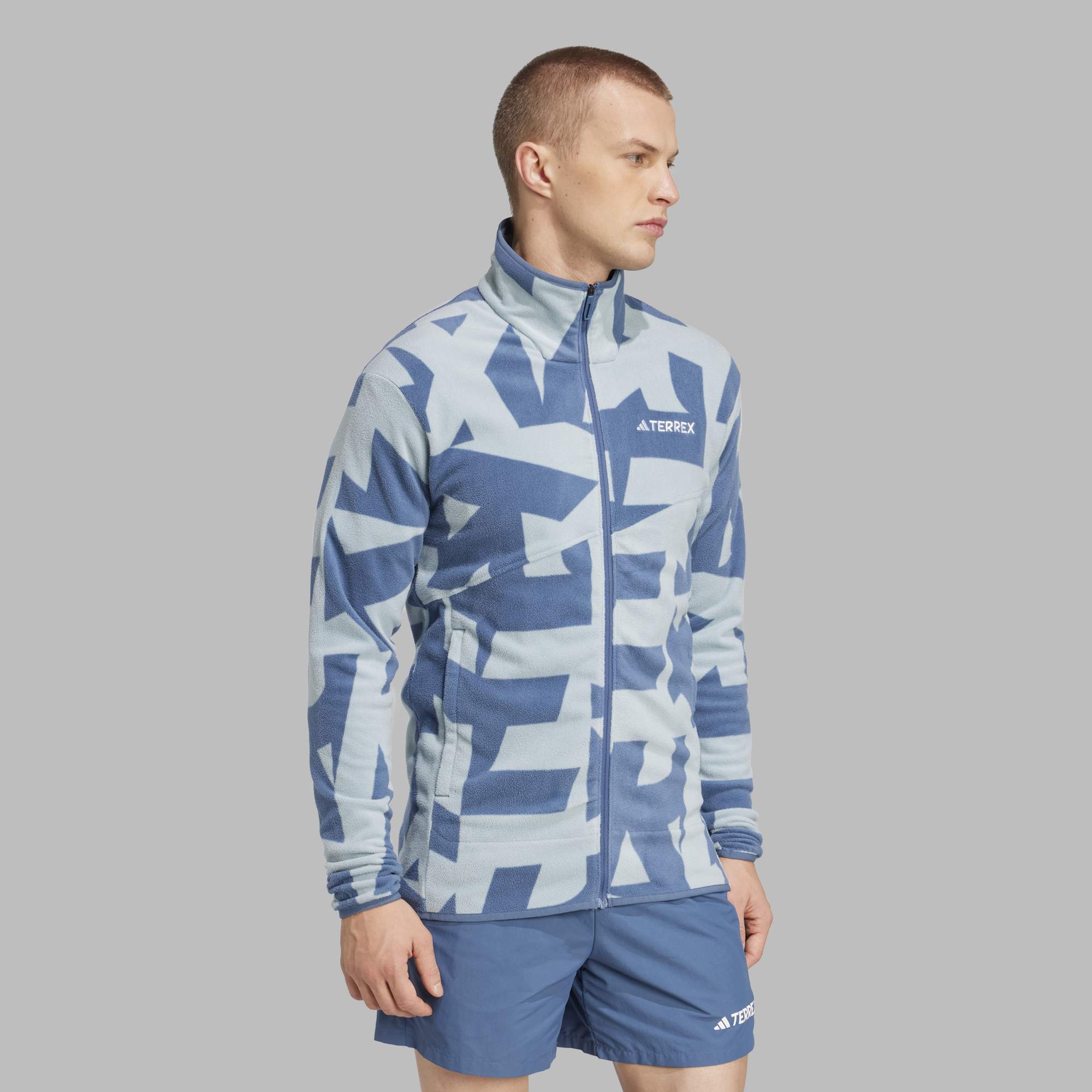 Adidas MULTI ALL OVER PRINT FULL ZIP FLEECE Herren - Fleecejacke