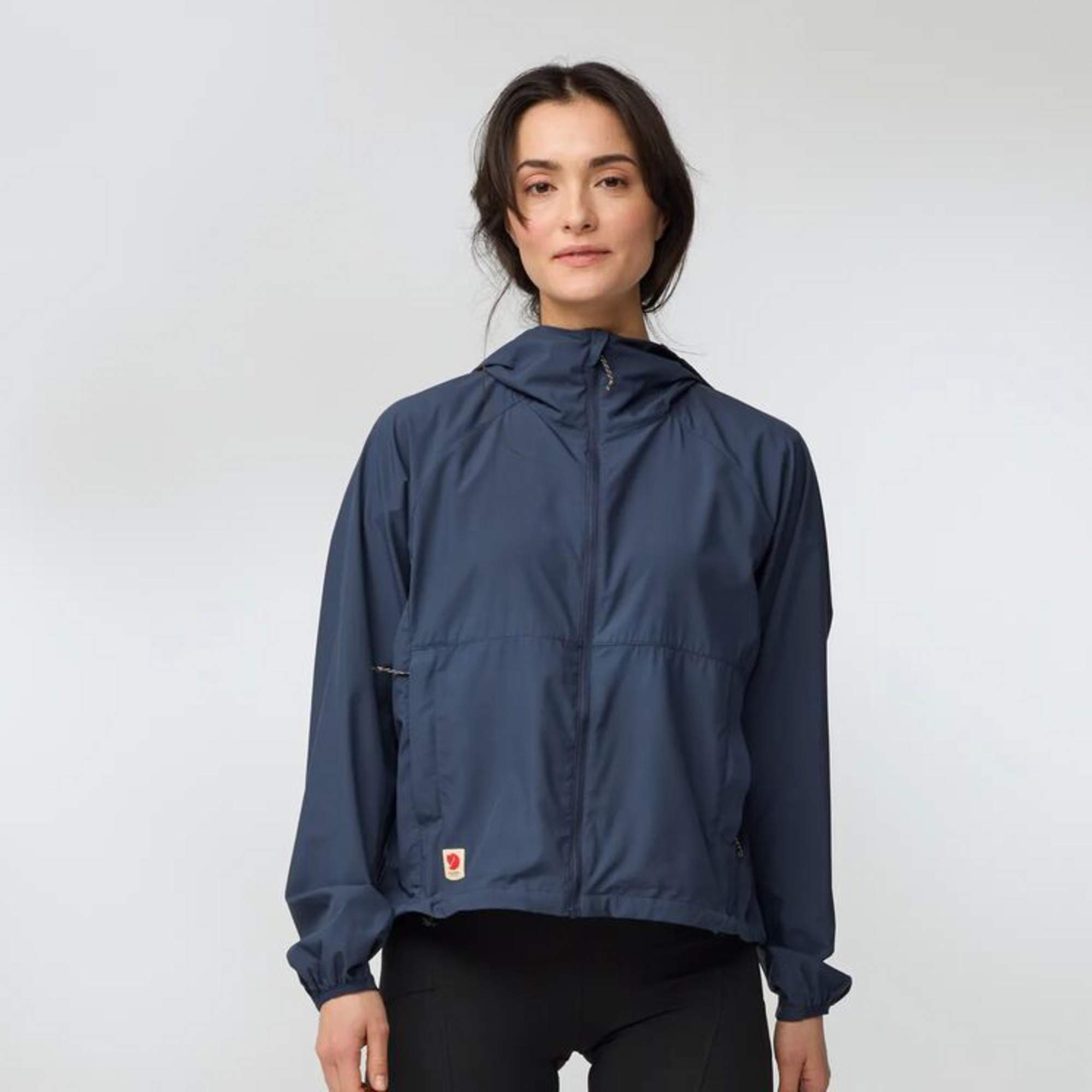 Fjällräven HIGH COAST SHORT WIND HOODIE W Damen - Softshelljacke