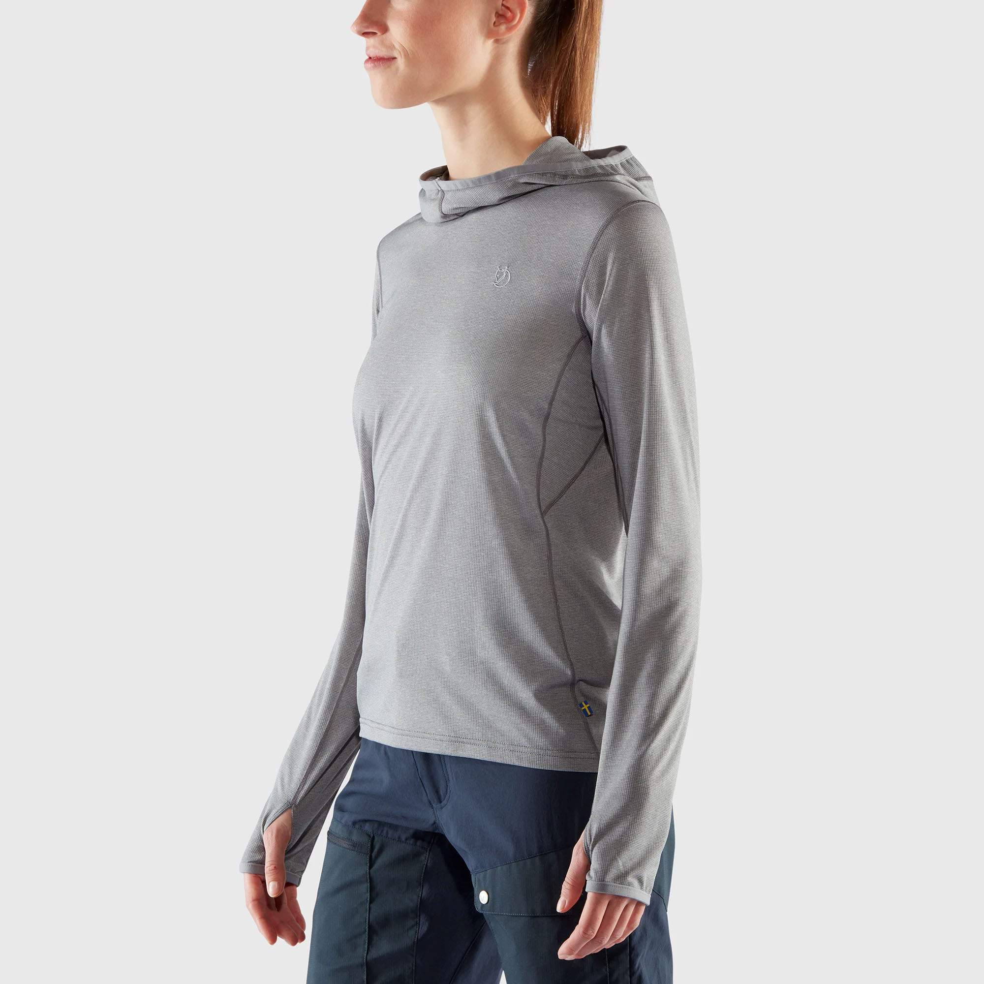 Fjällräven ABISKO WOOL SUN-HOODIE W Damen - Hoodie