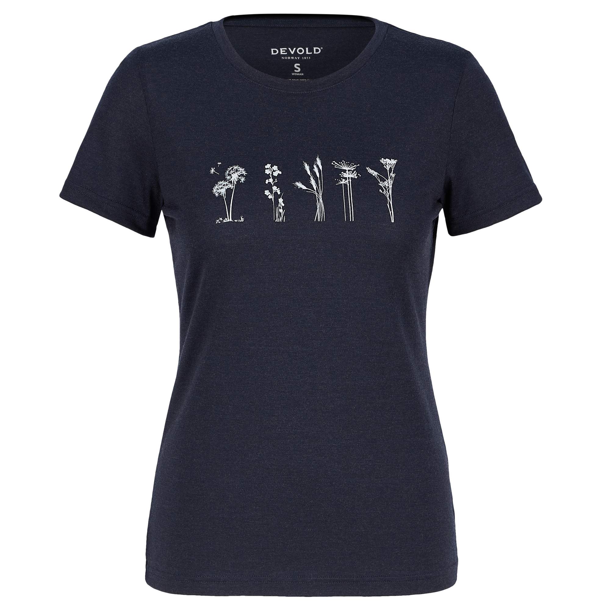 Devold CLASSIC FLOWERS TEE WMN Damen - Funktionsshirt