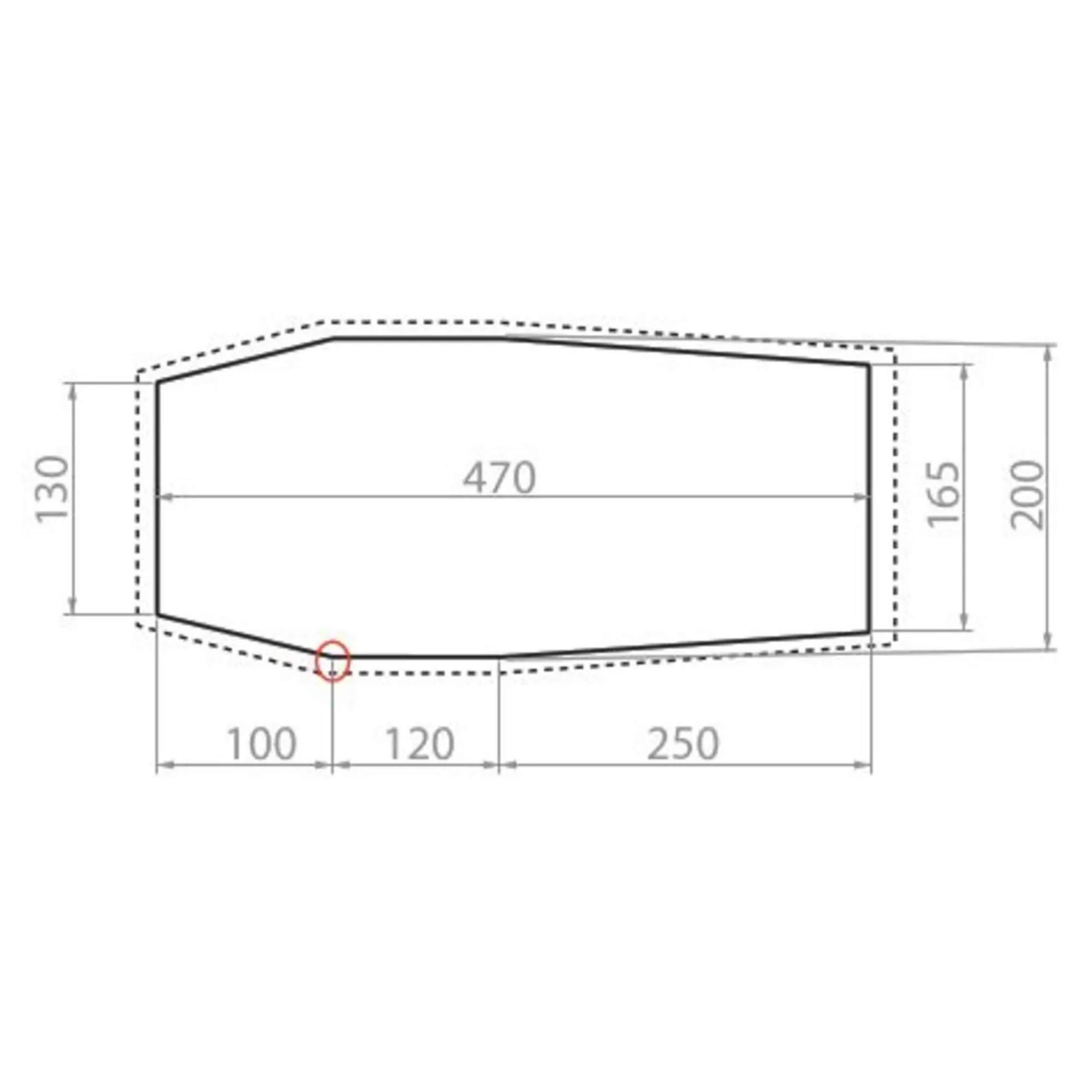 Vaude FP ALLROUND CHAPEL XT 3P - Zeltplane