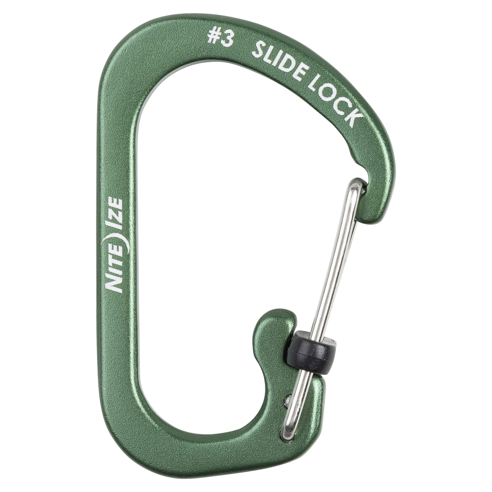 Nite Ize SLIDELOCK CARABINER ALUMINUM - Schlüsselanhänger Nite Ize SLIDELOCK CARABINER ALUMINUM - Schlüsselanhänger