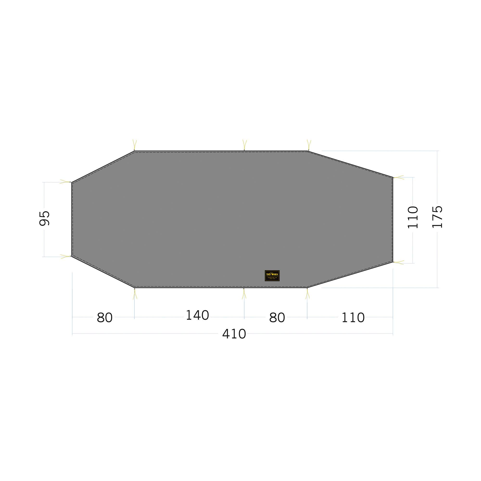 Tatonka FLOOR SHEET LT POLAR 3 - Zeltplane