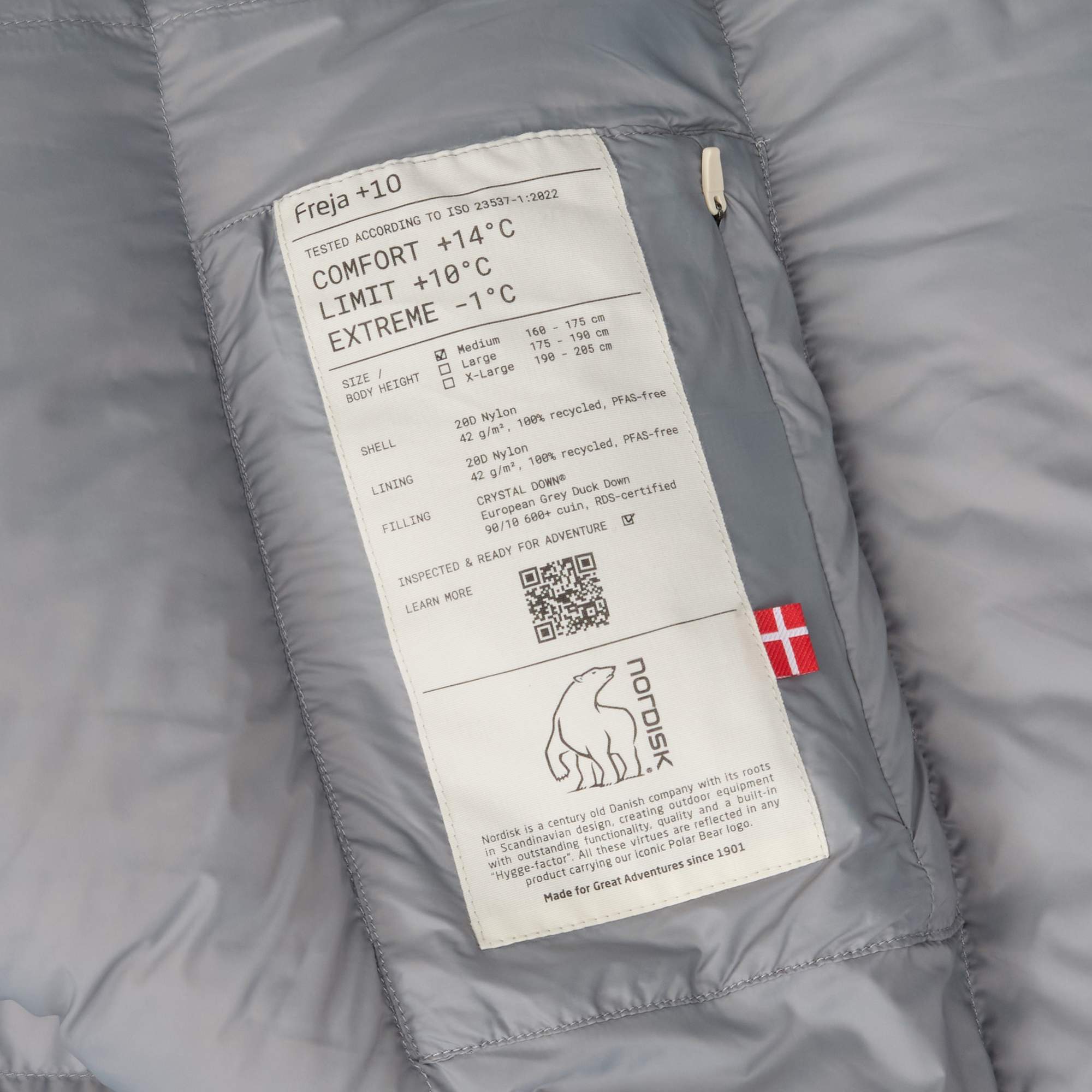 Nordisk FREJA +10° BLANKET SLEEPING BAG (TENSION) - Deckenschlafsack