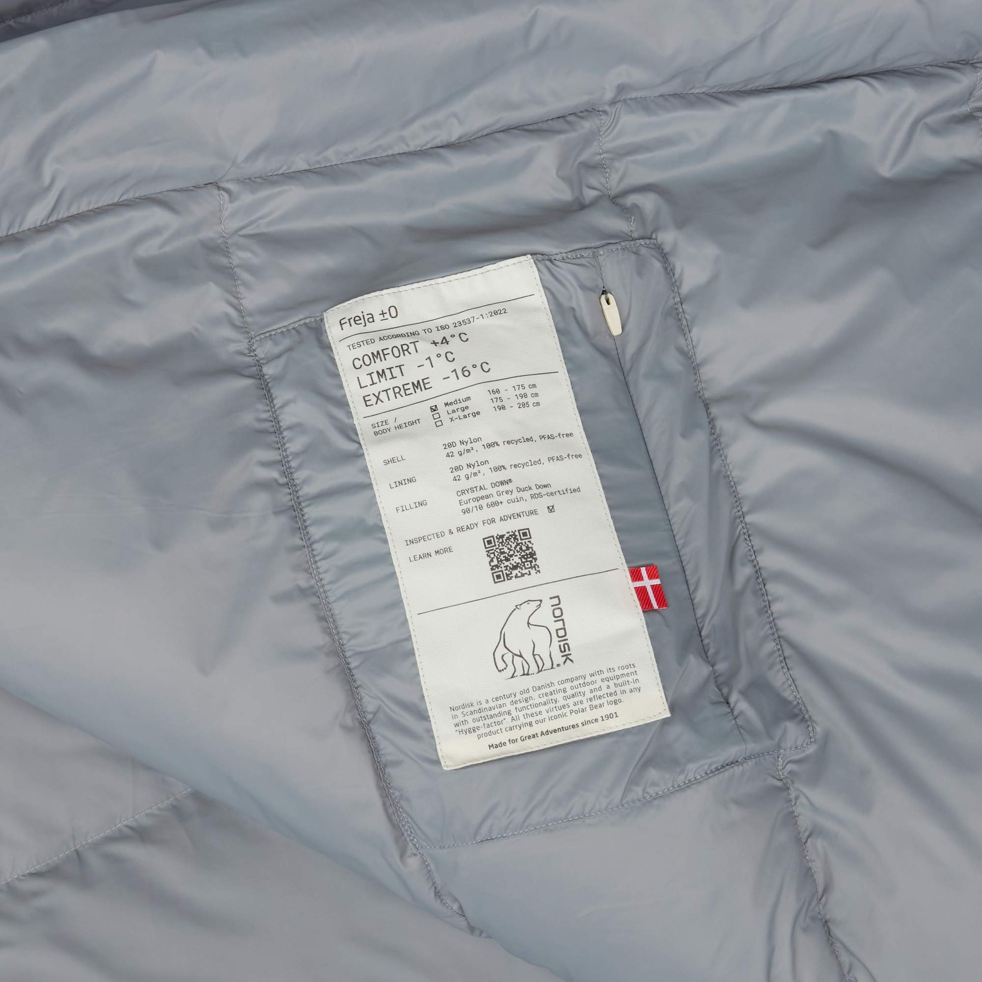 Nordisk FREJA ±0° BLANKET SLEEPING BAG - Deckenschlafsack