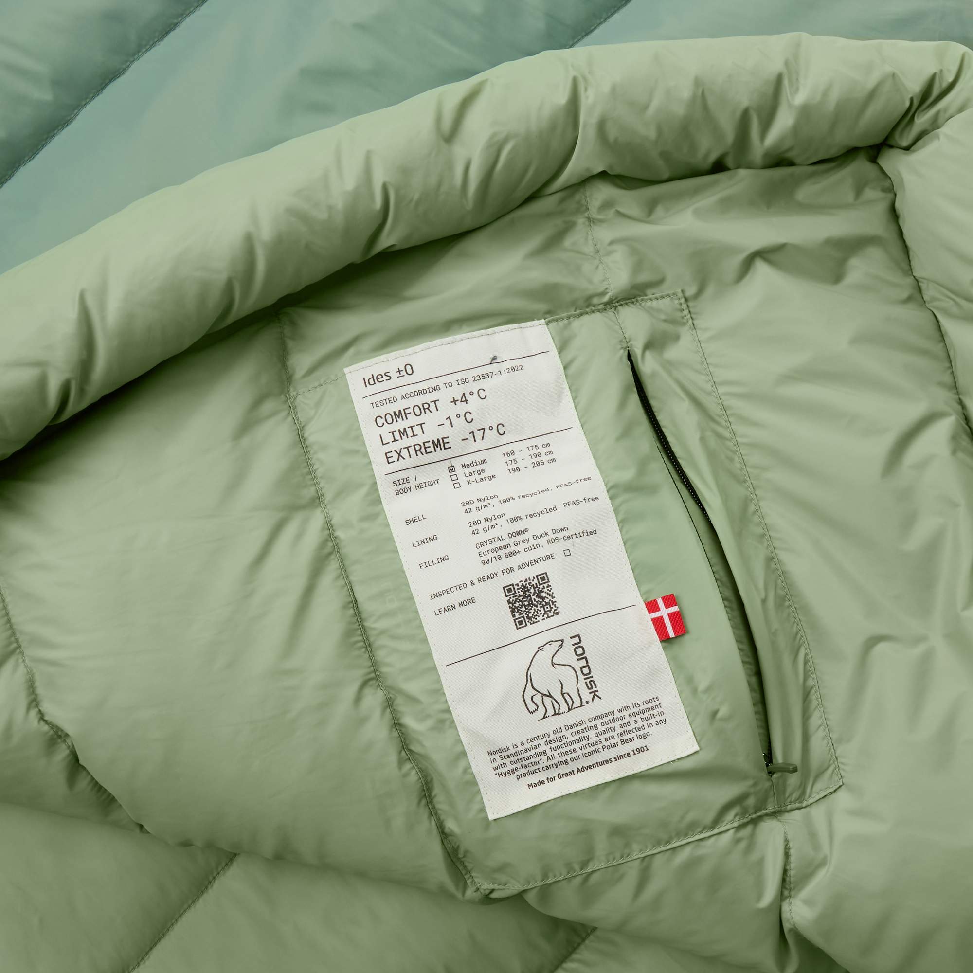 Nordisk IDES 0° MUMMY SLEEPING BAG (TENSION) - Daunenschlafsack