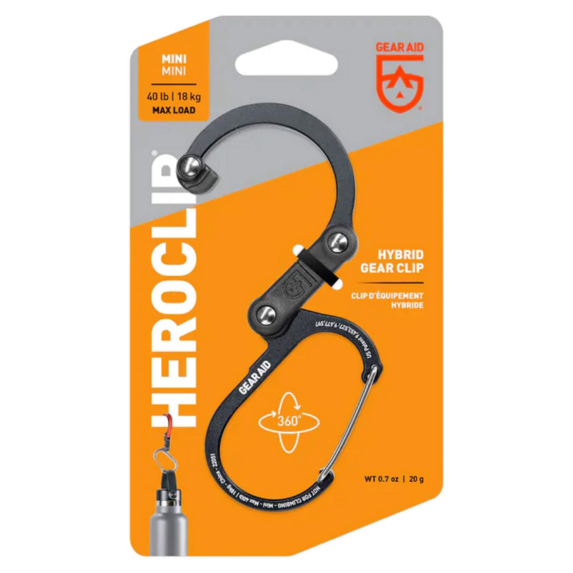 Gear Aid HEROCLIP - Karabiner Gear Aid HEROCLIP - Karabiner