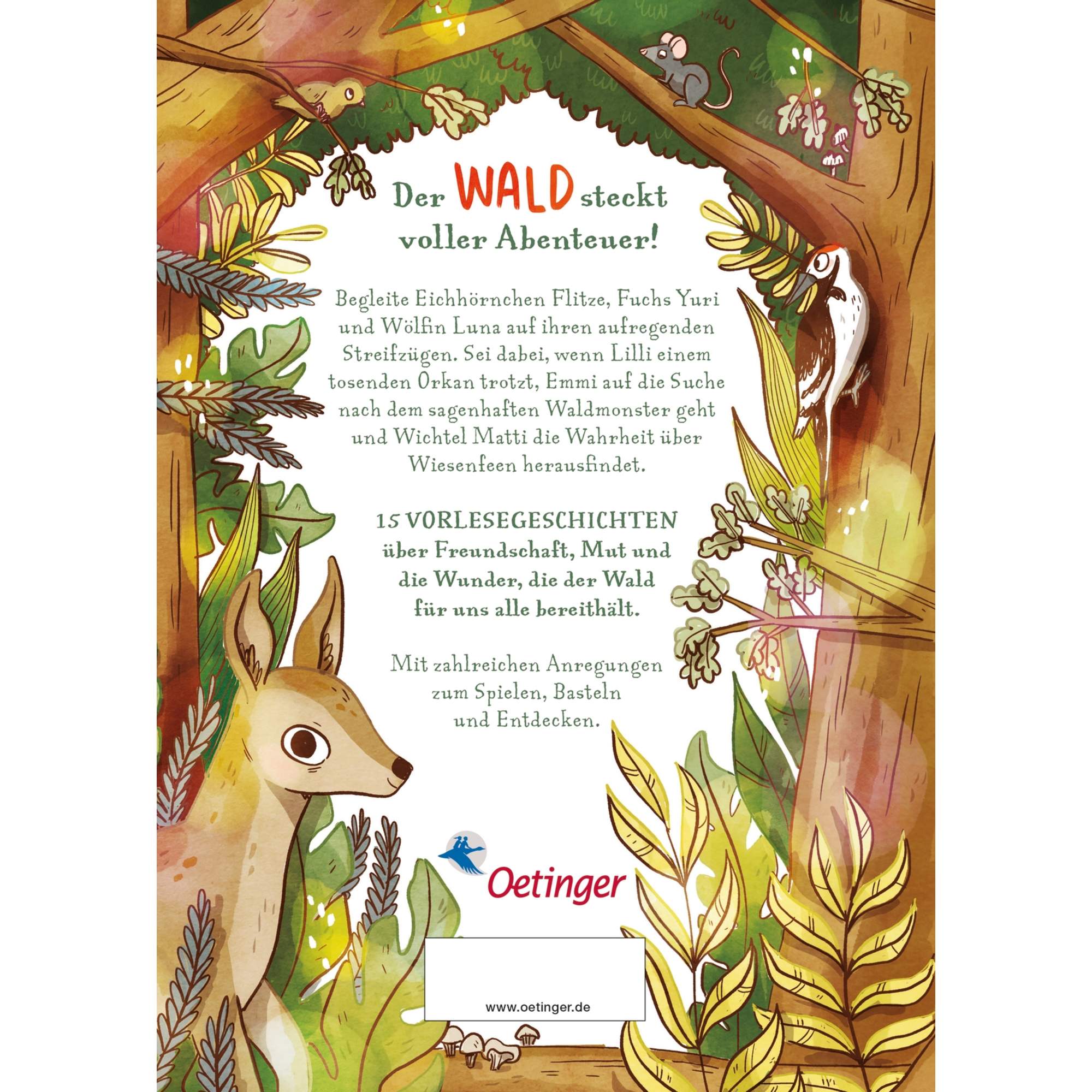 RUMMENIE, ANNE: DIE SCHÖNSTEN GESCHICHTEN AUS DEM WALD - Kinderbuch