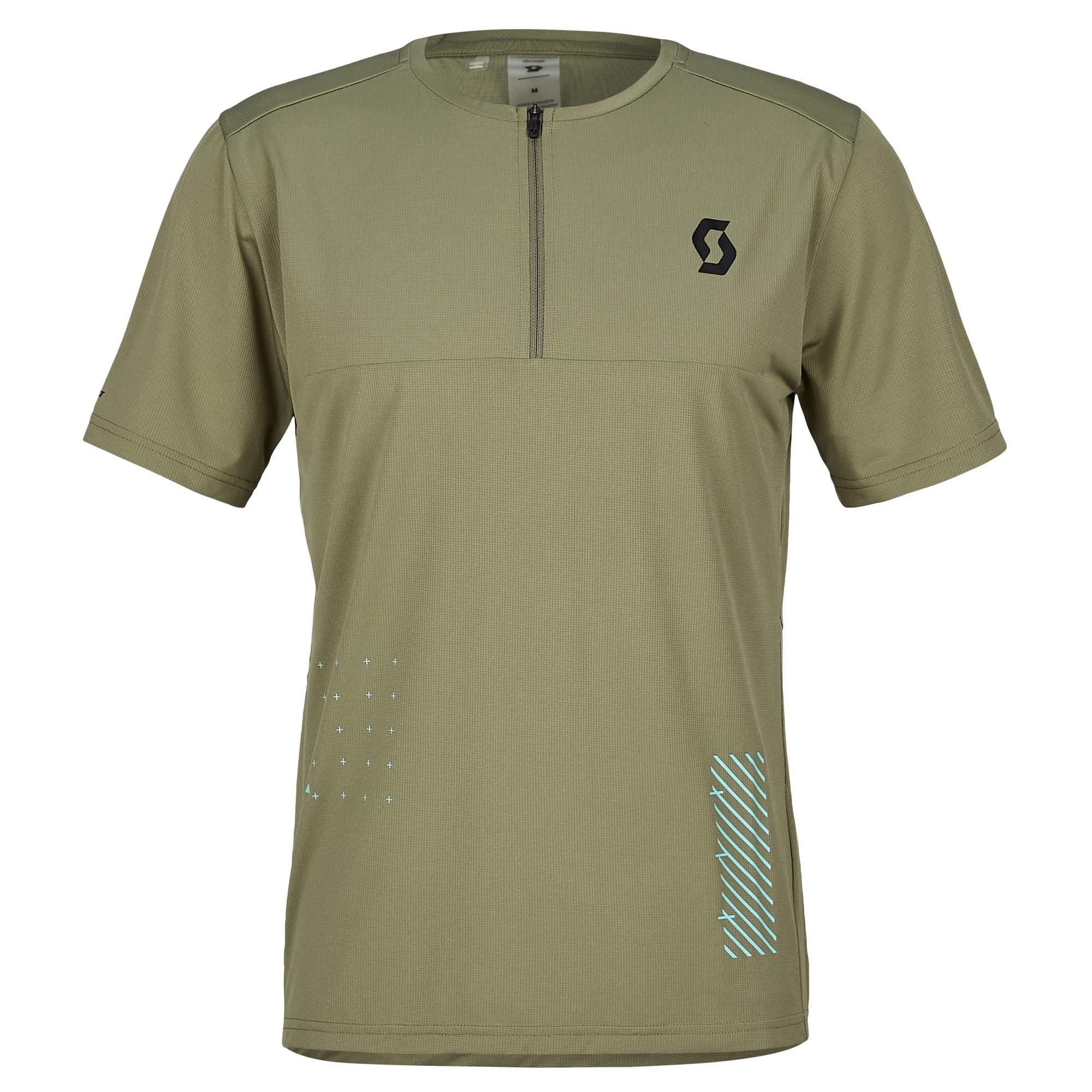 Scott SCO TEE M\'S TRAIL VERTIC ZIP SS Herren - Funktionsshirt