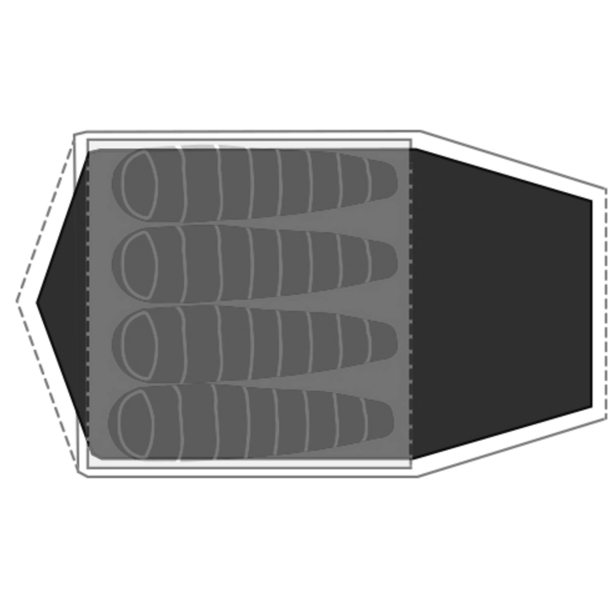 Robens FOOTPRINT LAGO FLEX 4 - Zeltplane