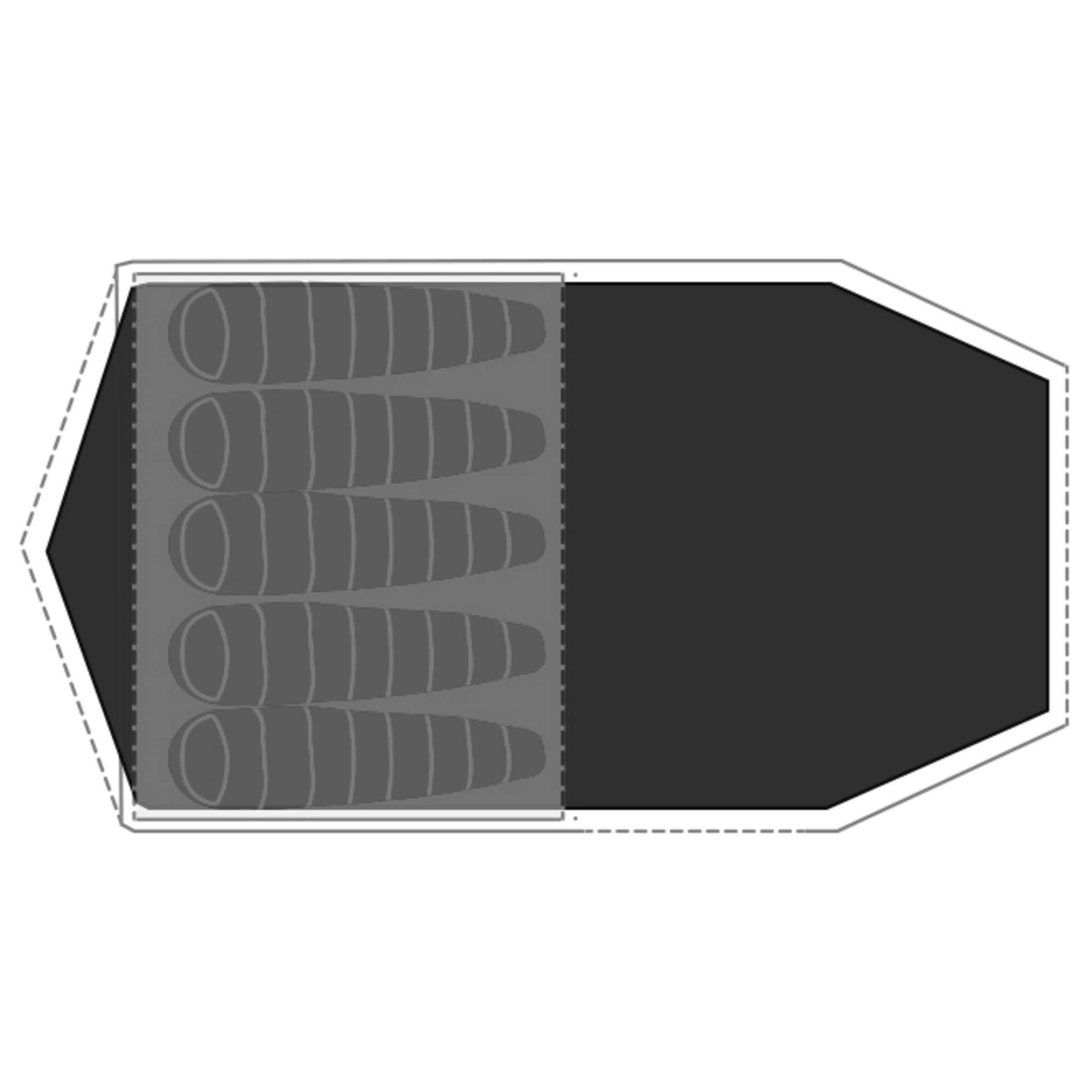 Robens FOOTPRINT PASO FLEX 5 - Zeltplane Robens FOOTPRINT PASO FLEX 5 - Zeltplane