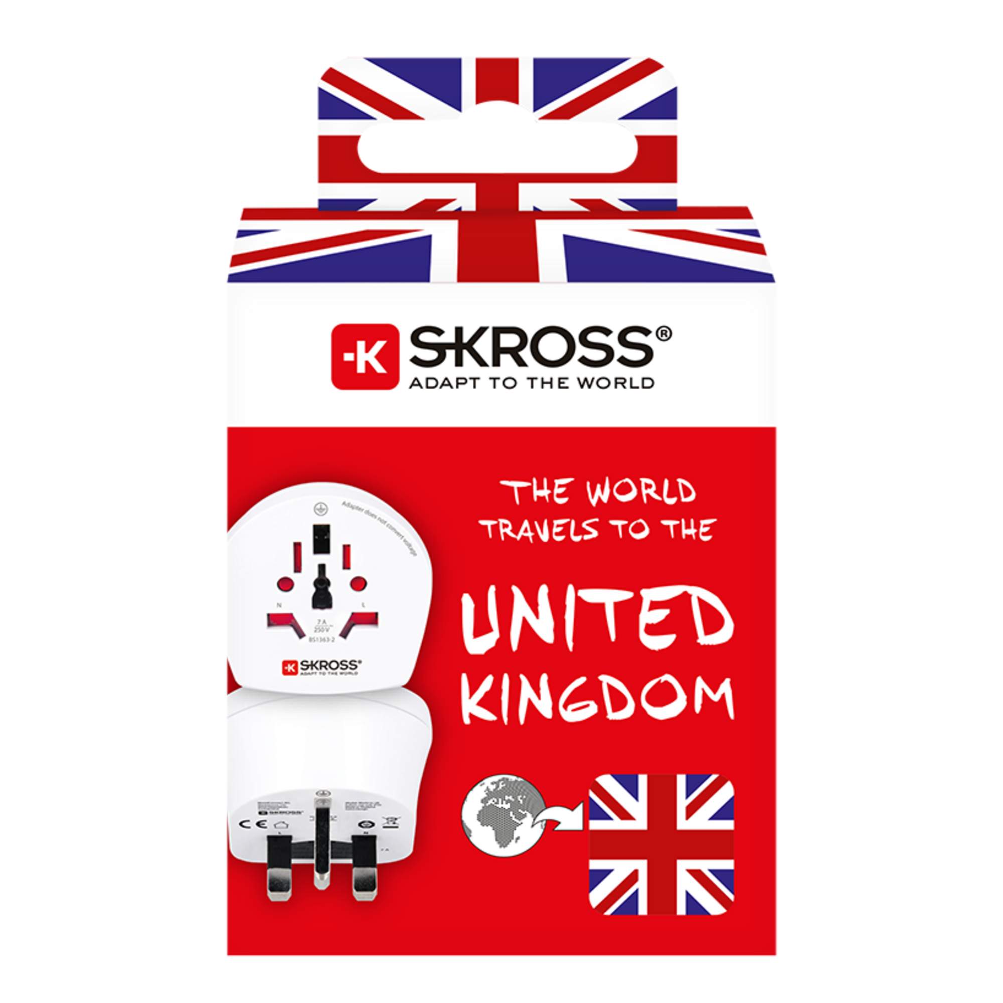 SKROSS WORLD TO UK - Reisestecker