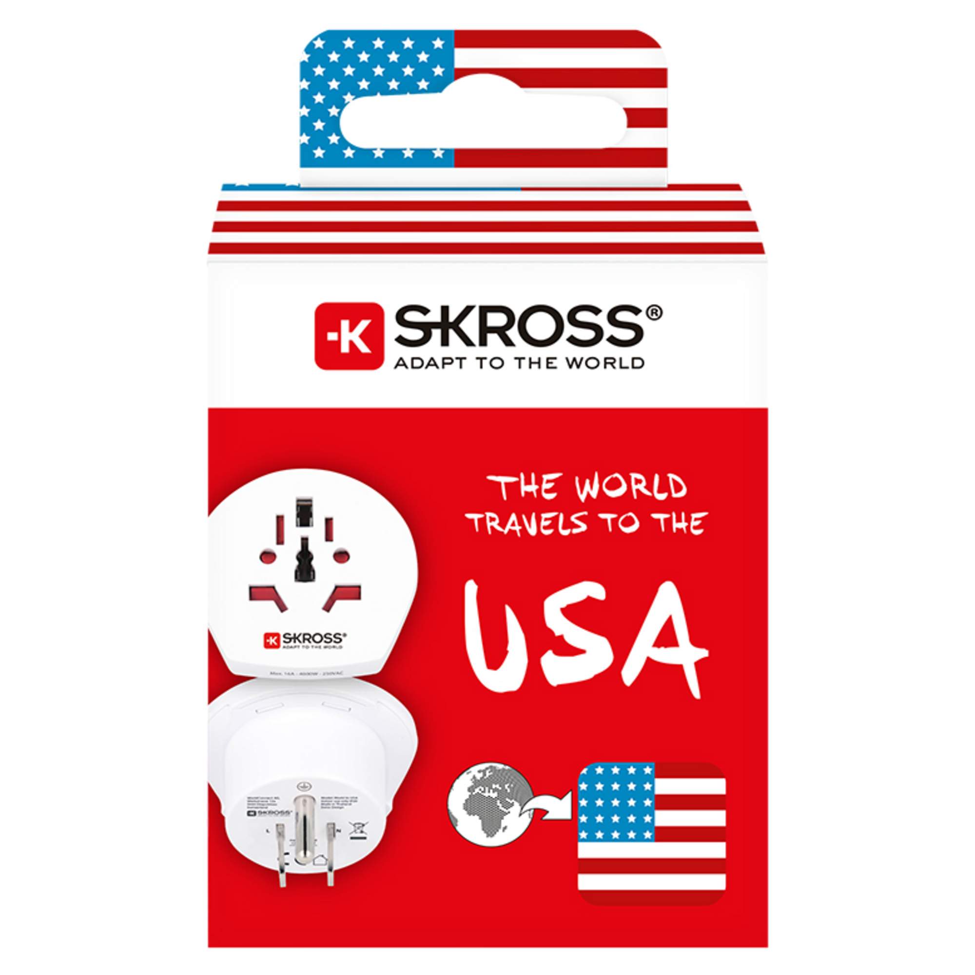 SKROSS WORLD TO US - Reisestecker