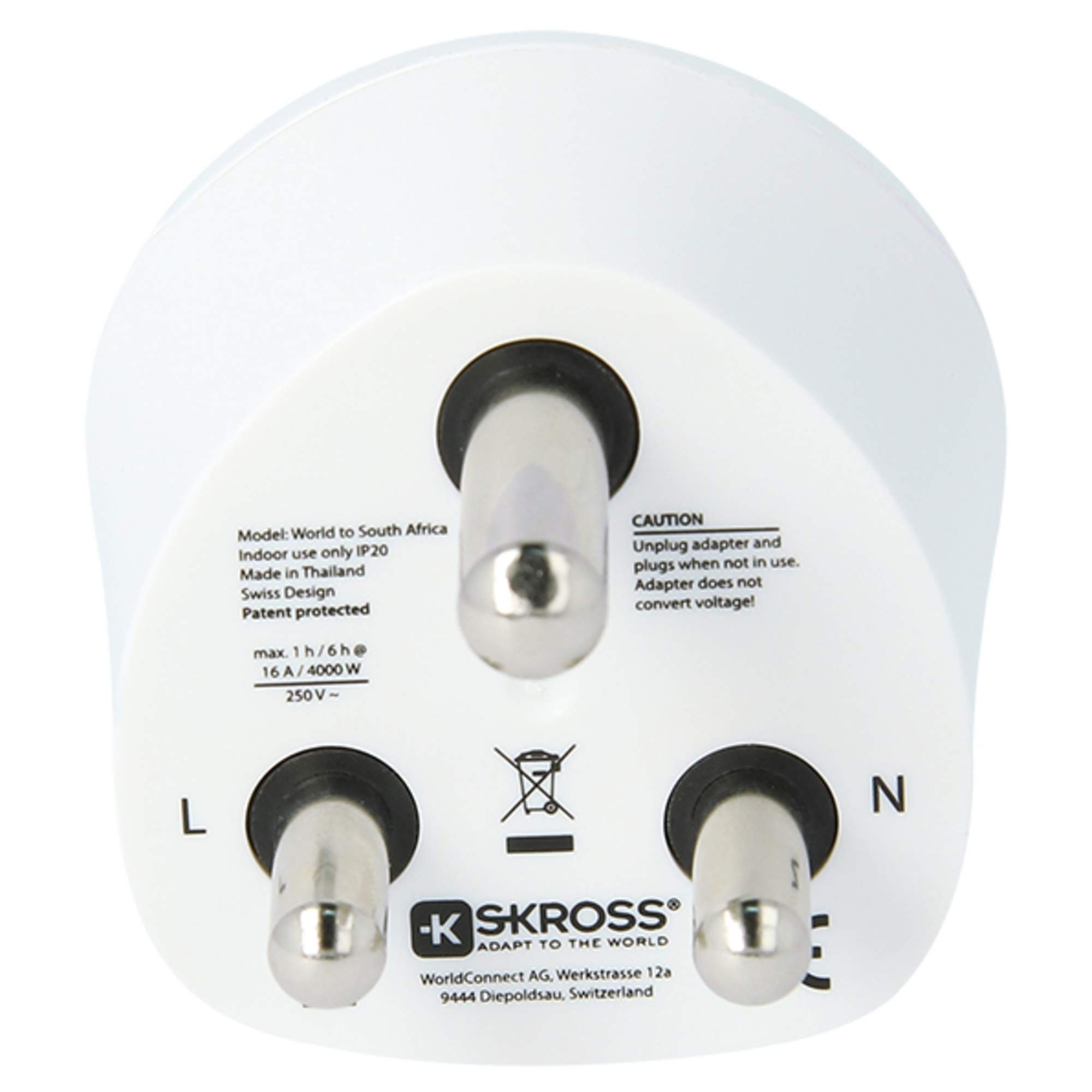 SKROSS WORLD TO ZA - Reisestecker SKROSS WORLD TO ZA - Reisestecker