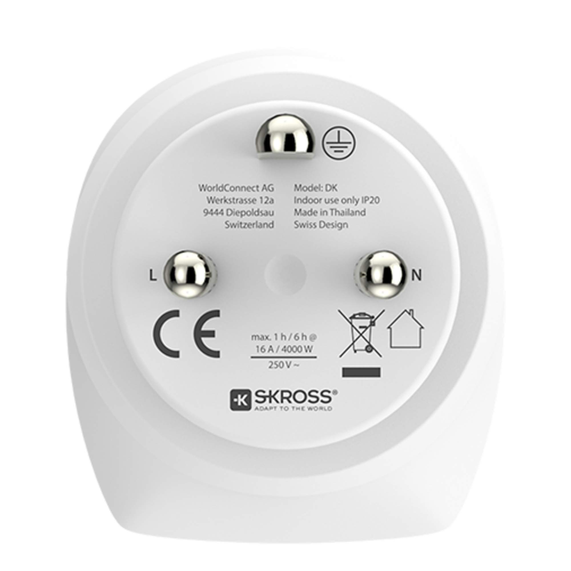 SKROSS COMBO WORLD EU + DK - Reisestecker