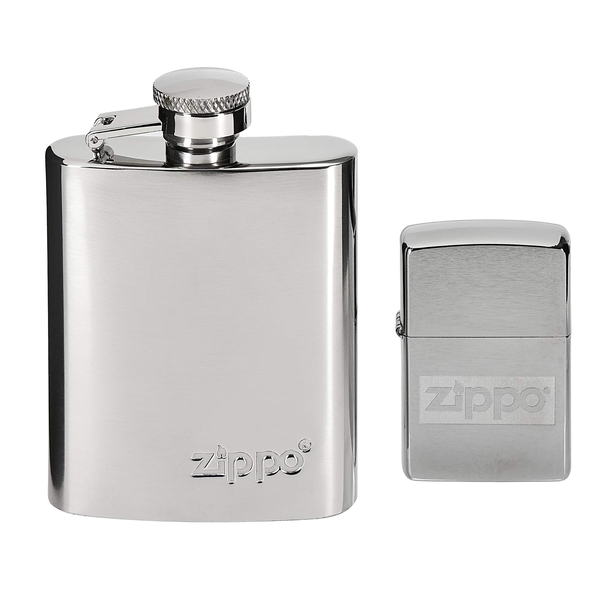 Zippo LIGHTER & FLASK GIFT SET
