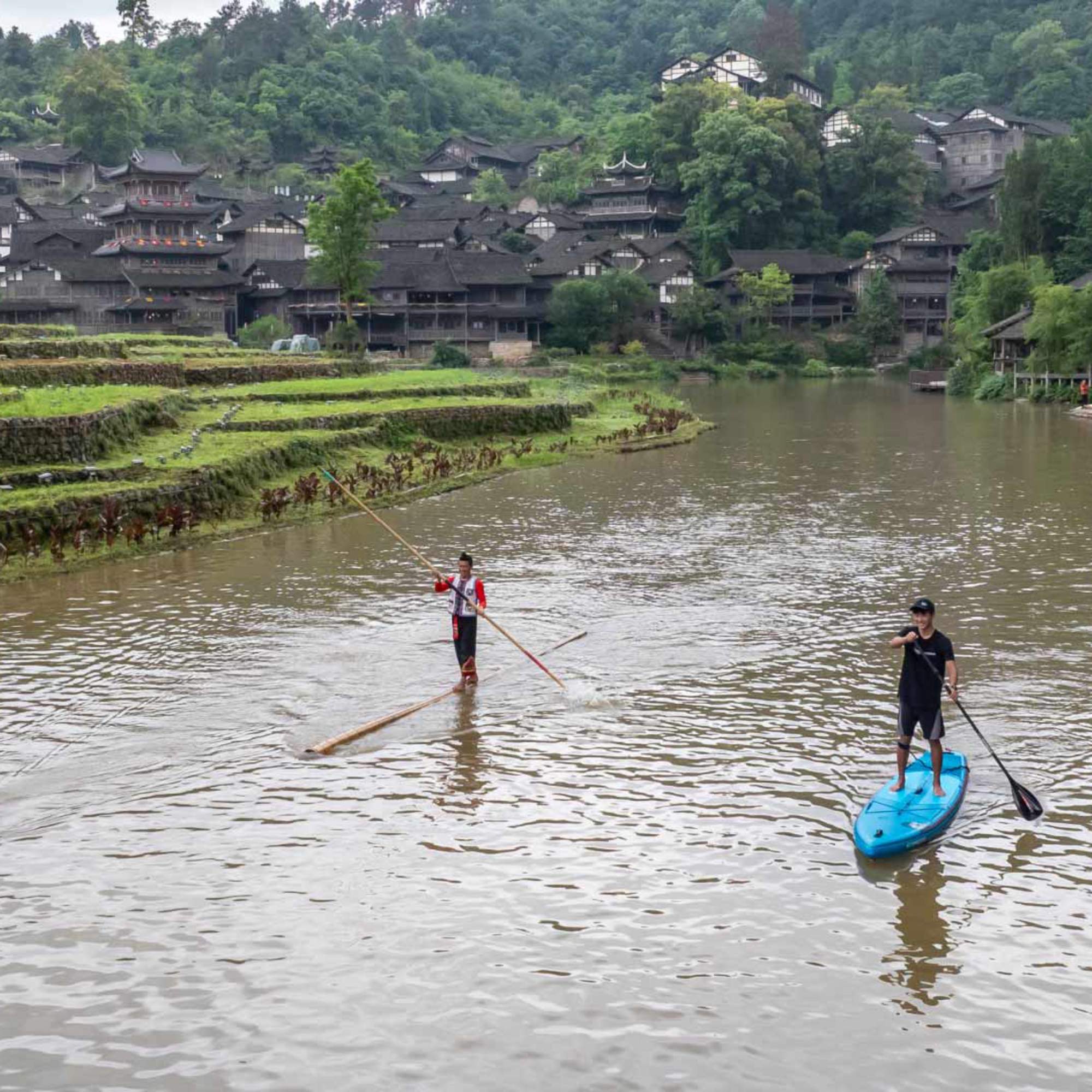 Starboard TOURING WITH PADDLE - SUP Board