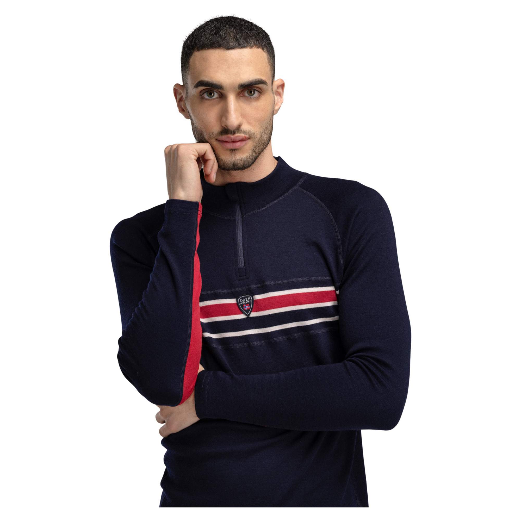Dale of Norway AKSLA MASCULINE BASELAYER HALF ZIP Herren - Baselayer