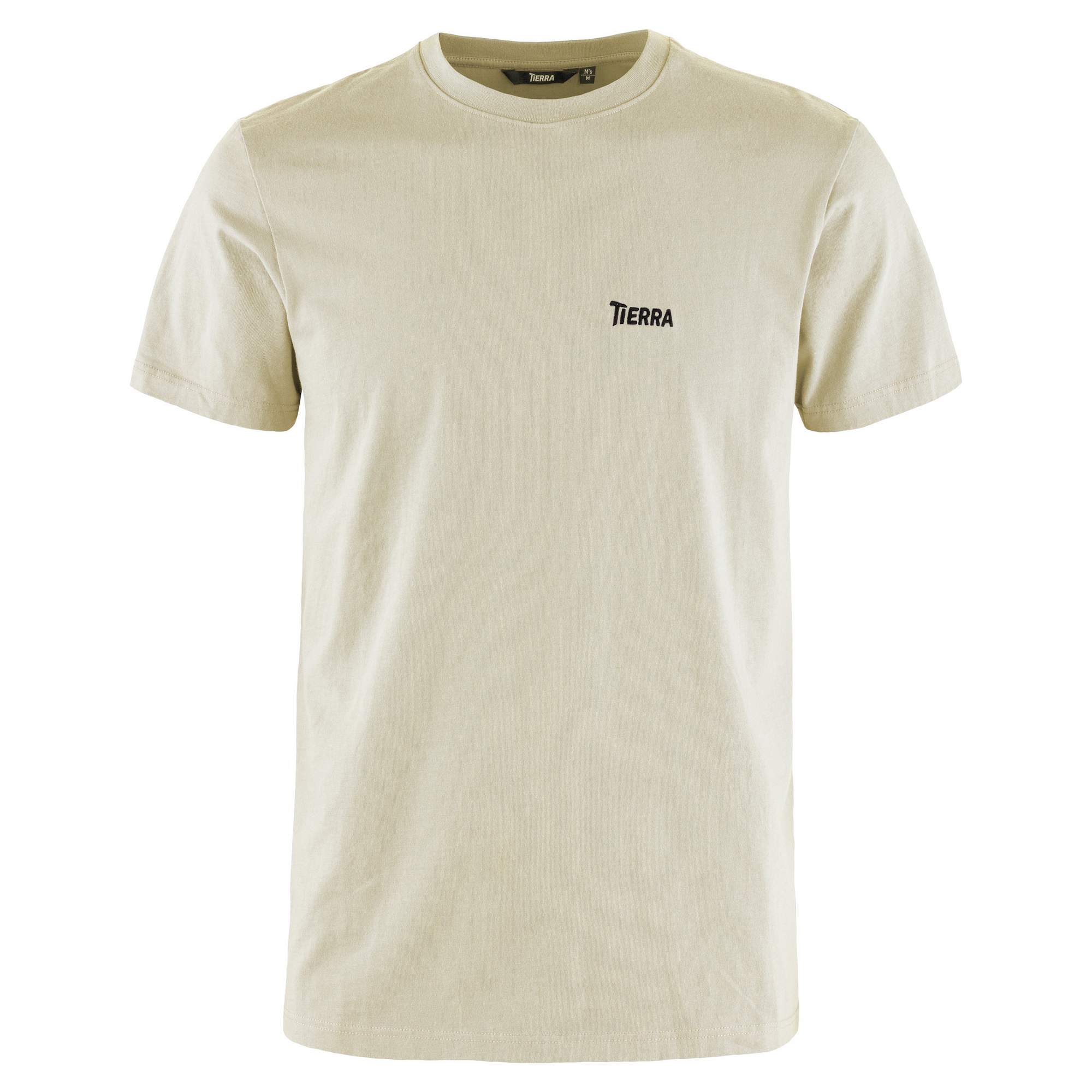 Tierra ORGANIC HEAVY COTTON TEE EMBROIDED M Herren - T-Shirt