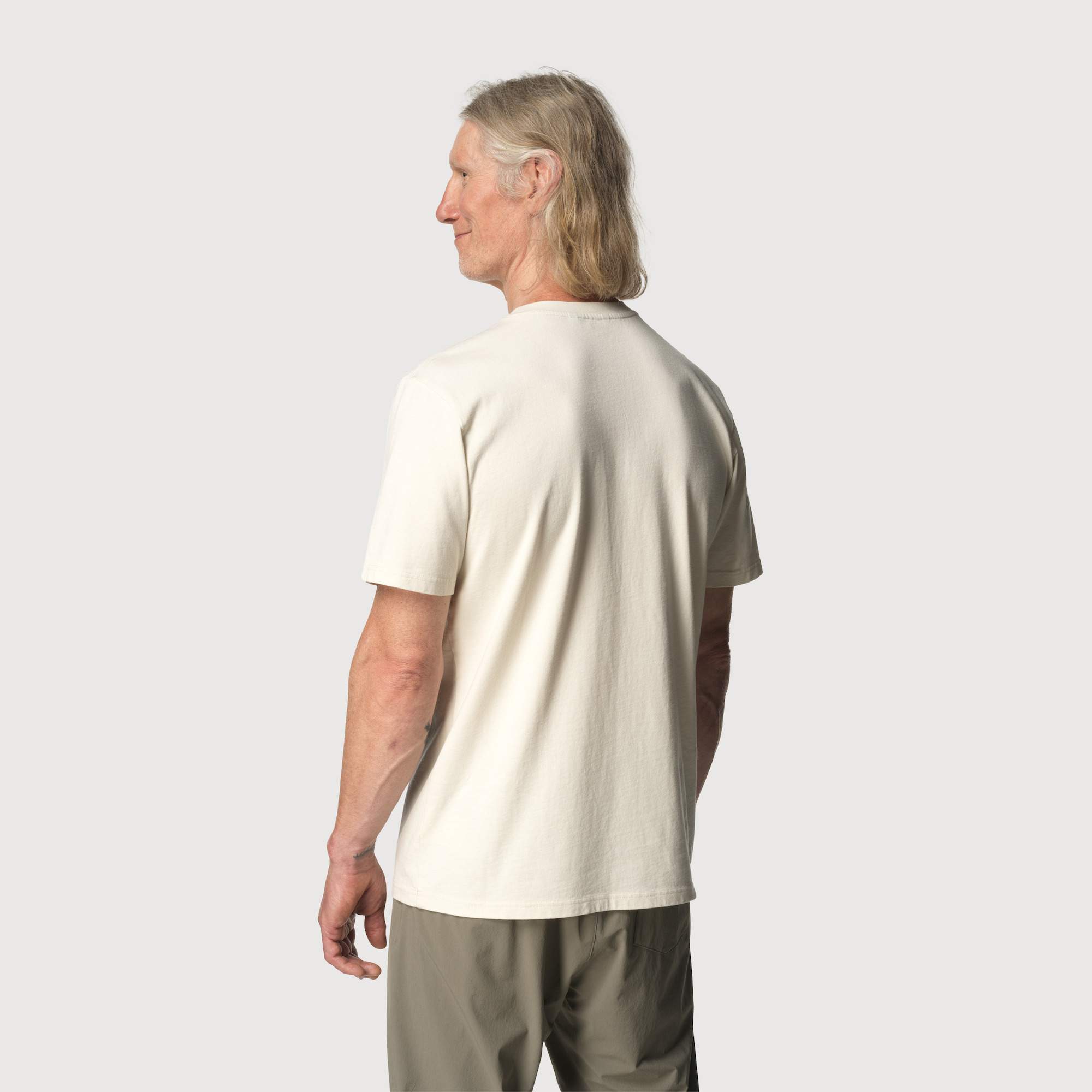 Tierra ORGANIC HEAVY COTTON TEE EMBROIDED M Herren - T-Shirt