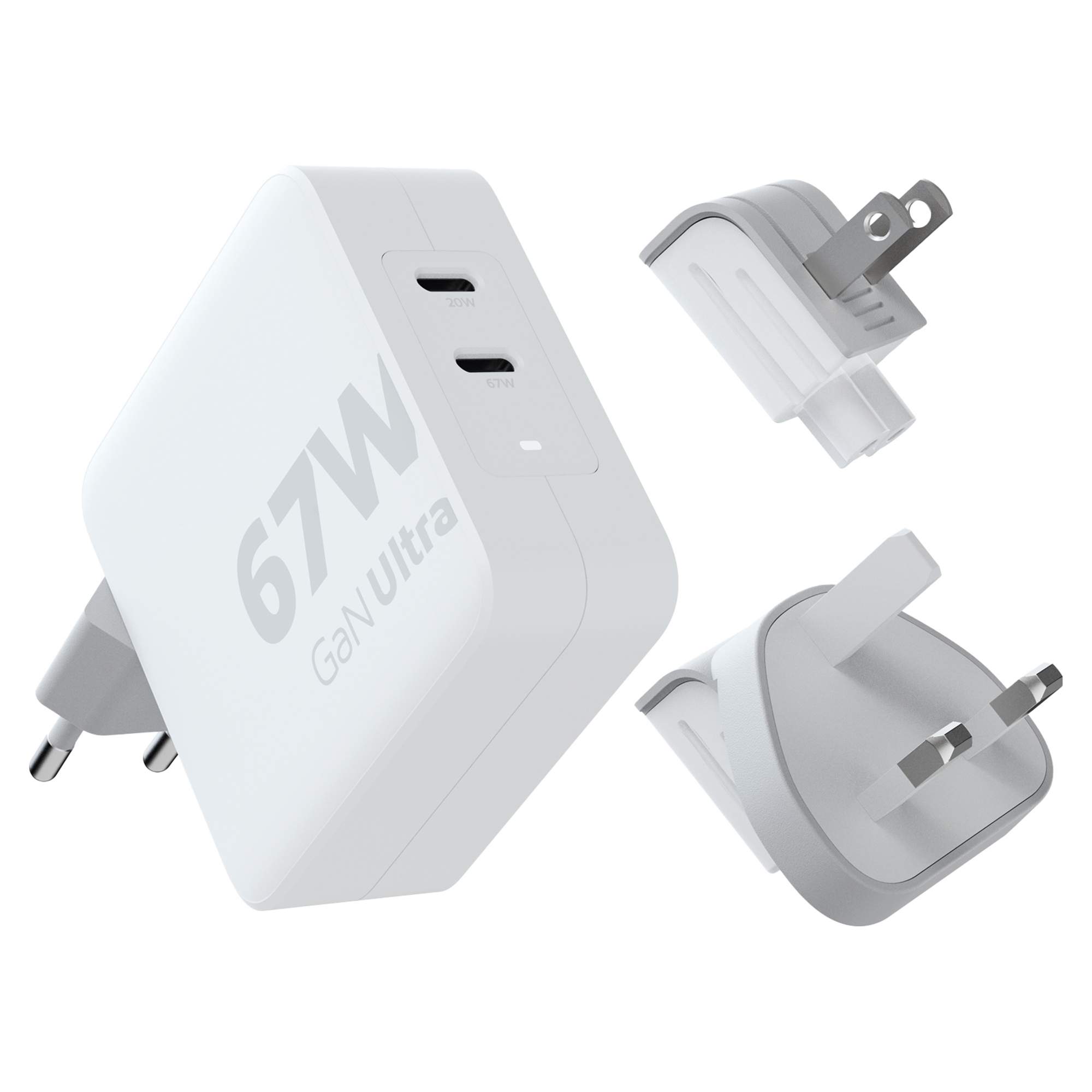 Xtorm 67W GAN-ULTRA TRAVEL CHARGER + USB-C PD CABLE - Reisestecker