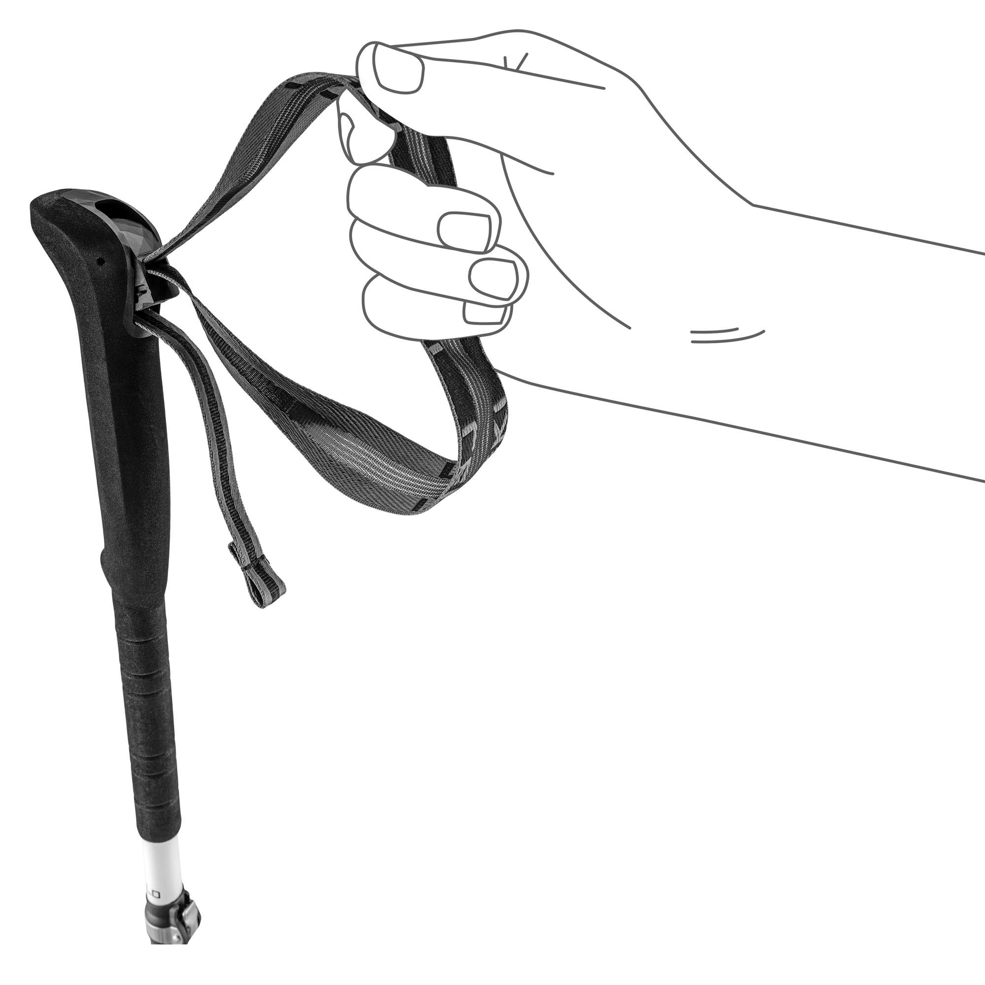 Leki SKYSOLO FX.ONE CARBON - Trekkingstöcke Leki SKYSOLO FX.ONE CARBON - Trekkingstöcke