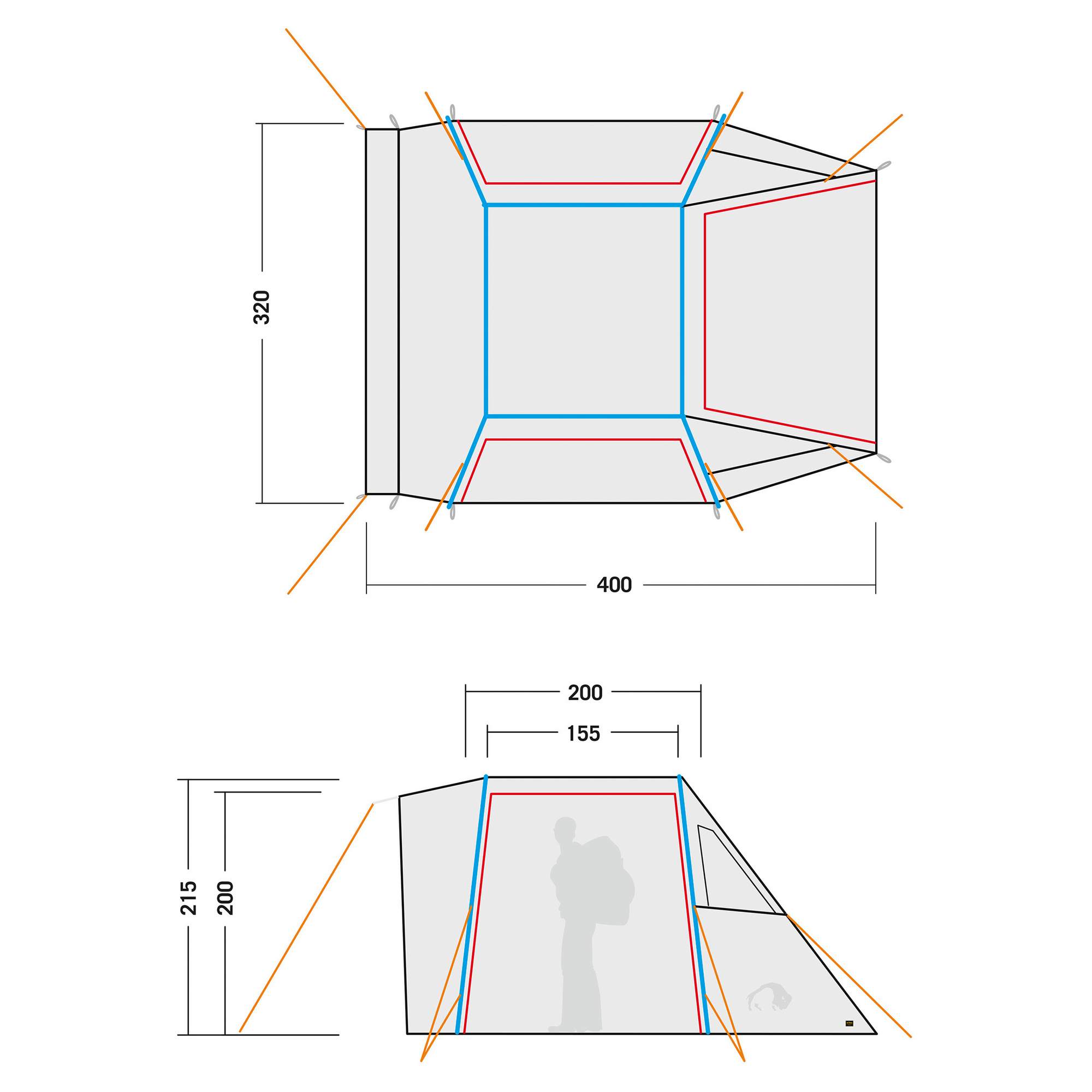 Tatonka VAN CAMP - Busvorzelt Tatonka VAN CAMP - Busvorzelt