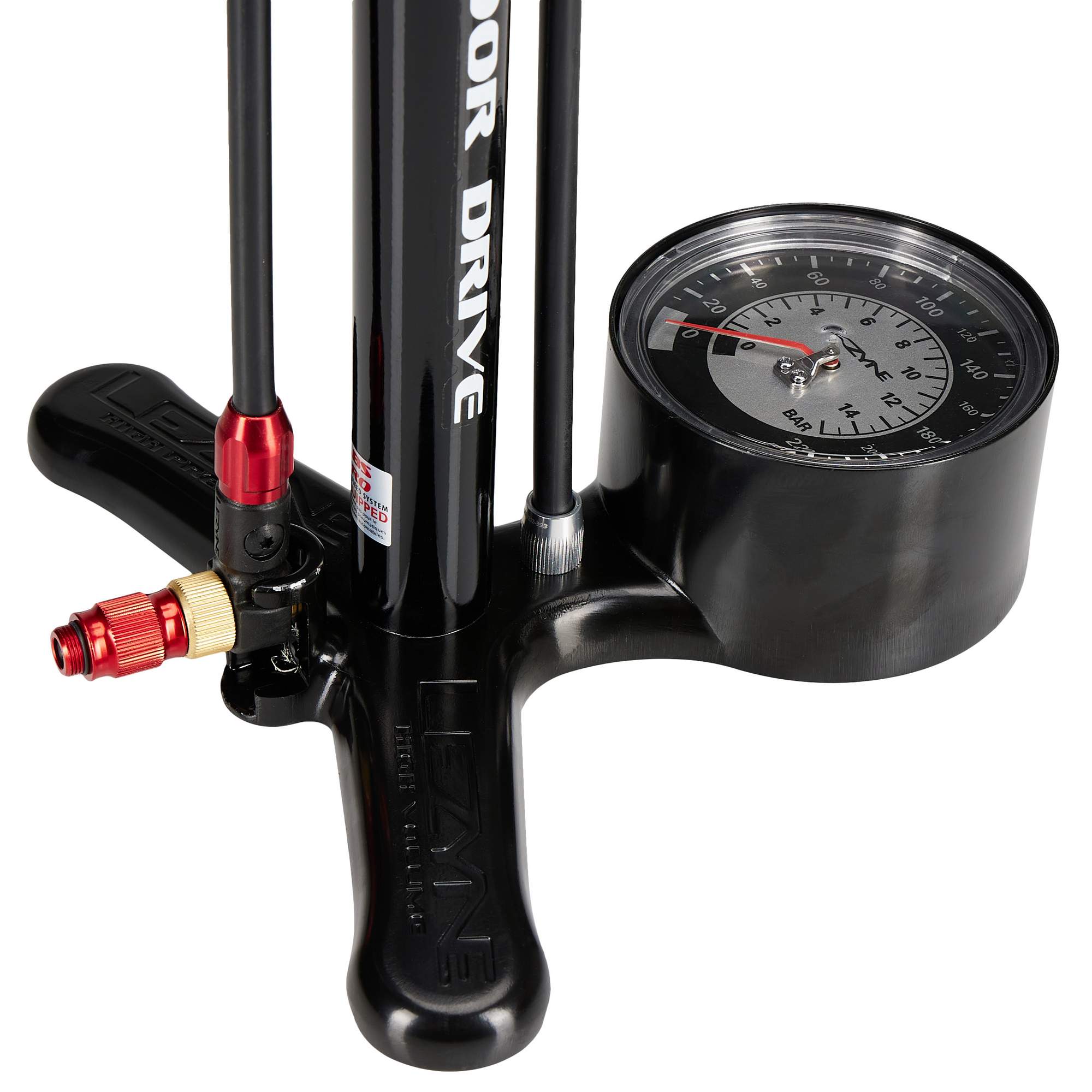 Lezyne STANDLUFTPUMPE STEEL FLOOR DRIVE - Luftpumpe