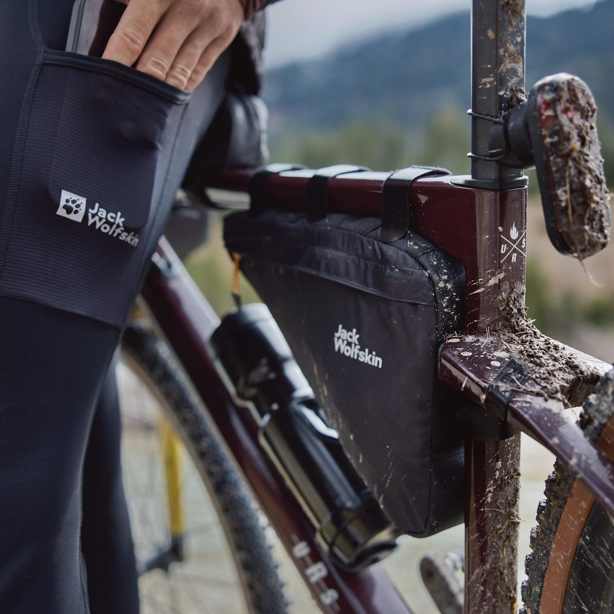Jack Wolfskin MOROBBIA TRIANGLE BAG - Rahmentasche
