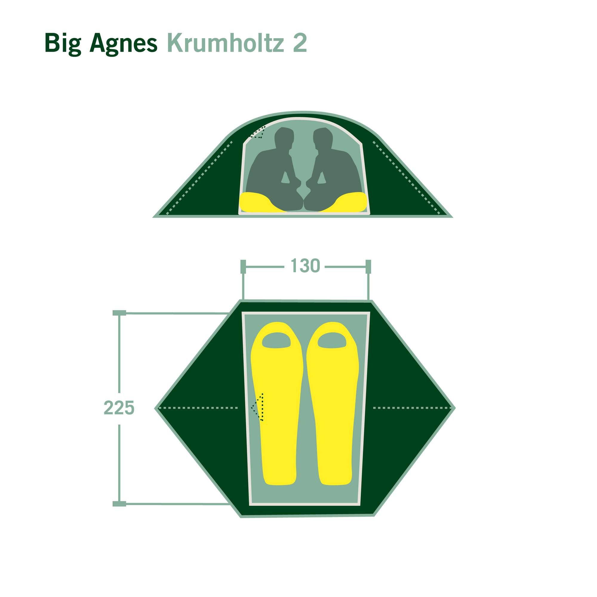 Big Agnes KRUMHOLTZ 2 - Kuppelzelt
