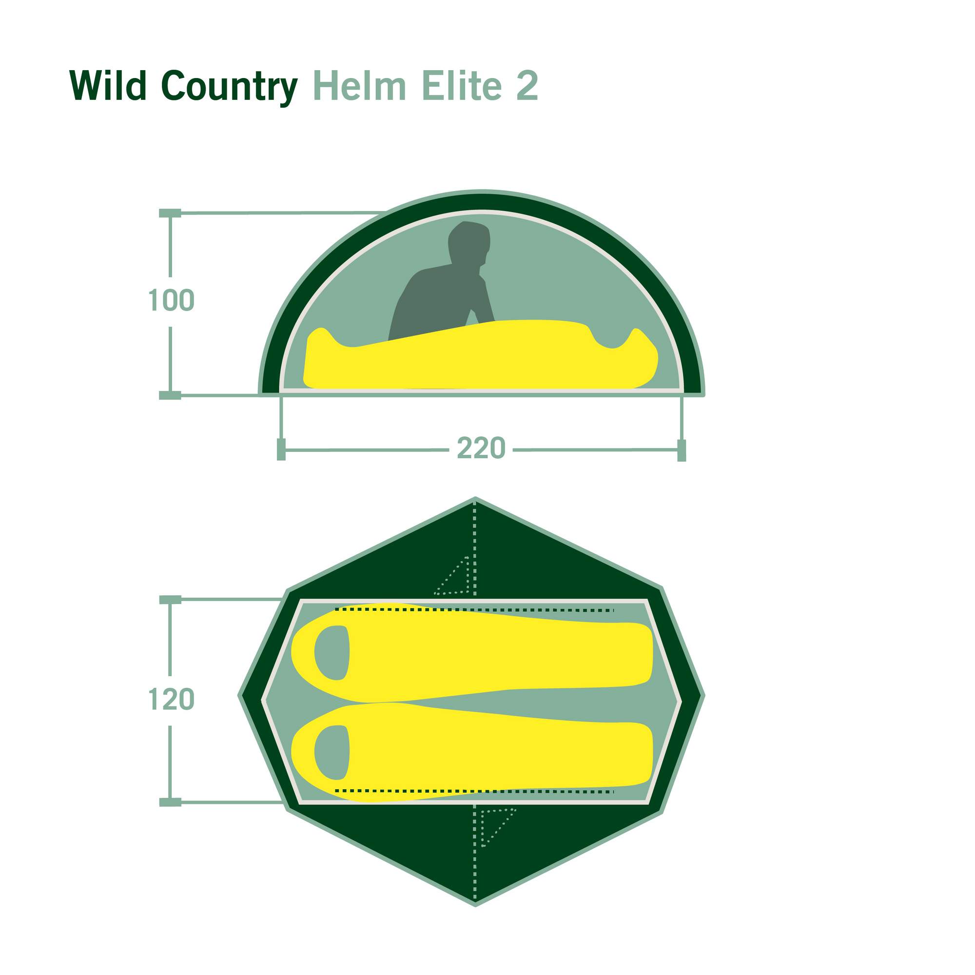 Wild Country HELM ELITE 2 - Kuppelzelt