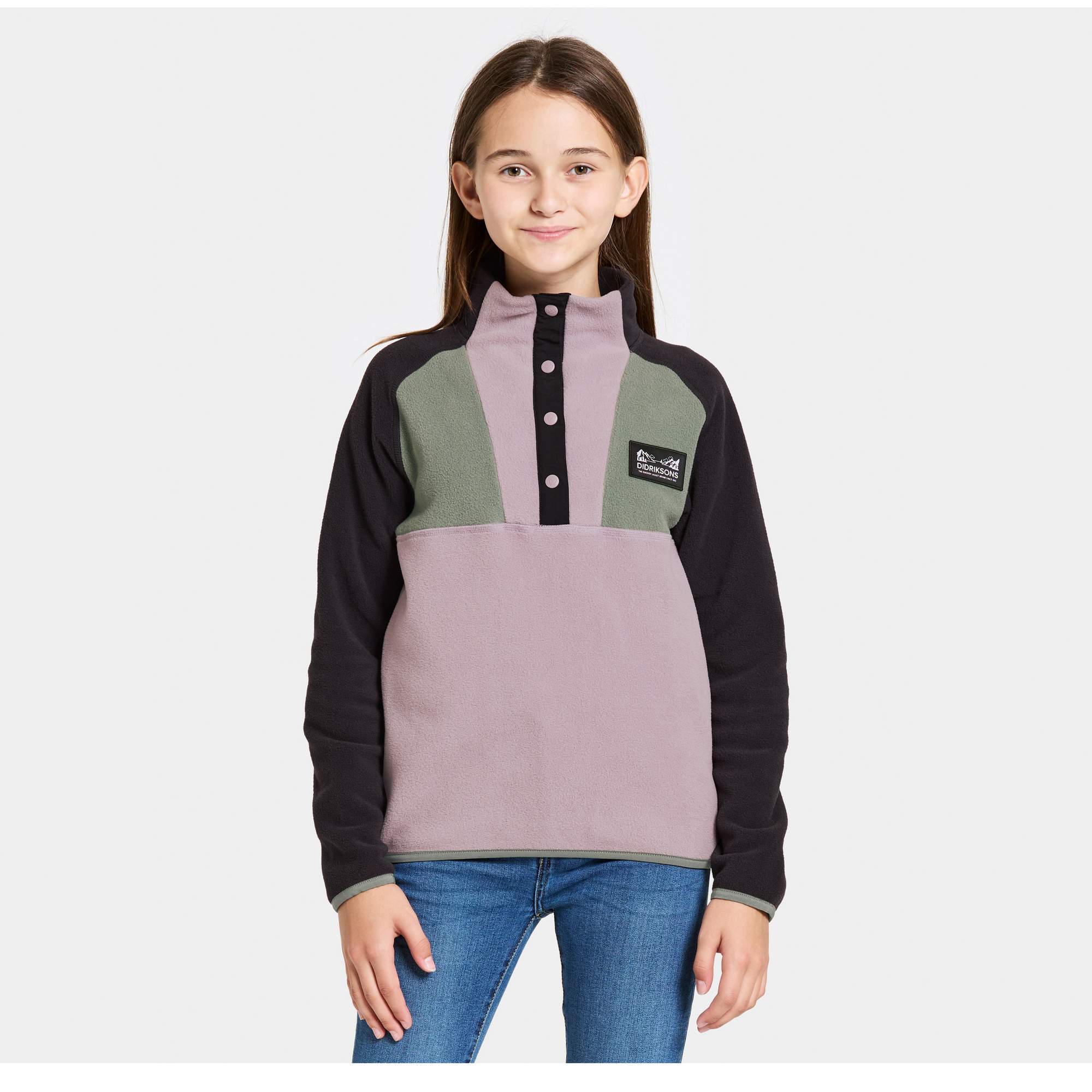 Didriksons YOKTO K 1/2 BTN 2 Kinder - Fleecepullover