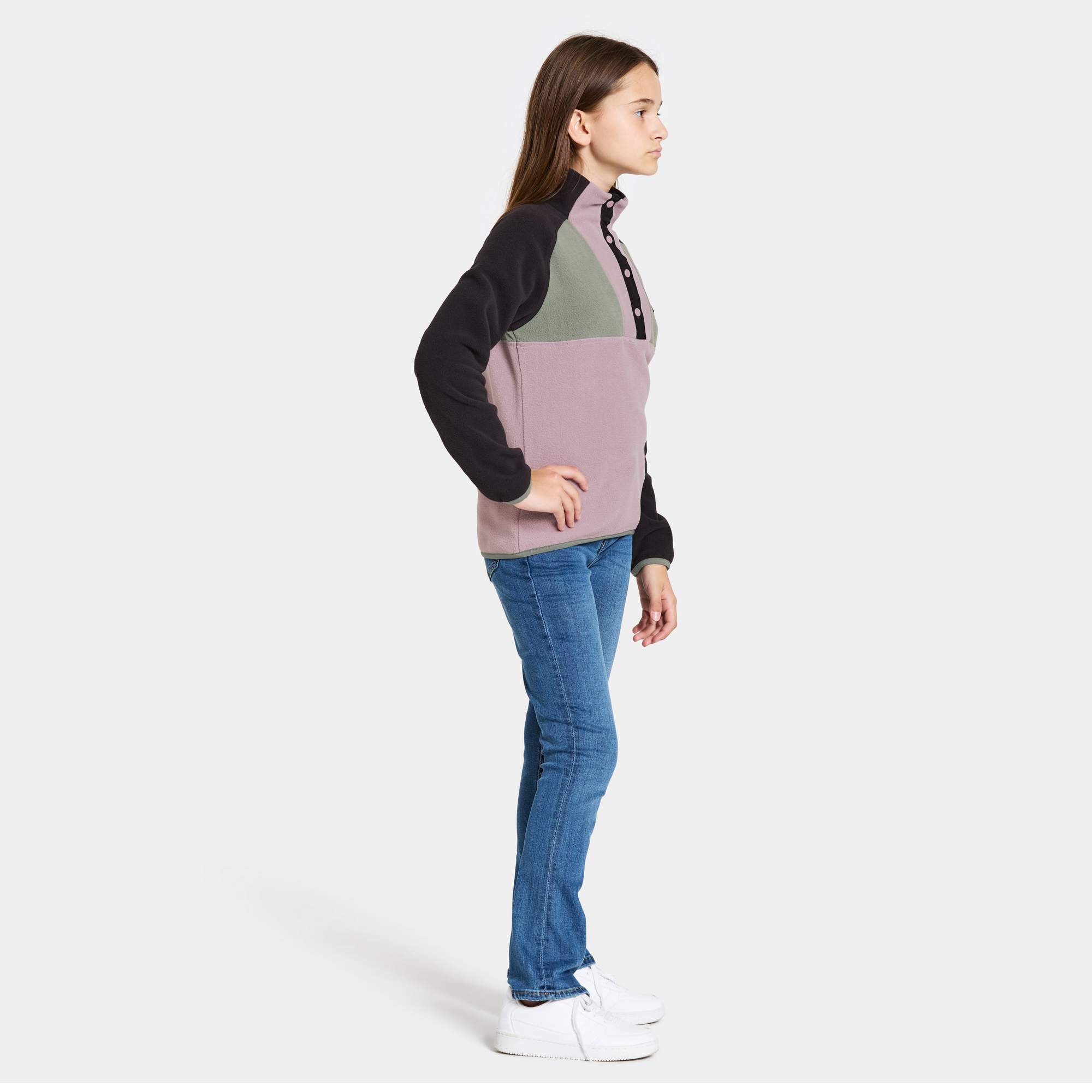 Didriksons YOKTO K 1/2 BTN 2 Kinder - Fleecepullover