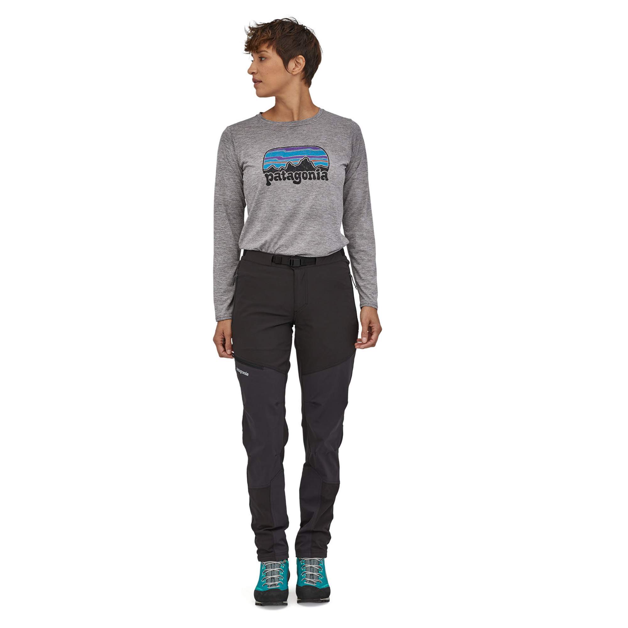Patagonia W\'S TERRAVIA ALPINE PANTS - SHORT Damen - Softshellhose