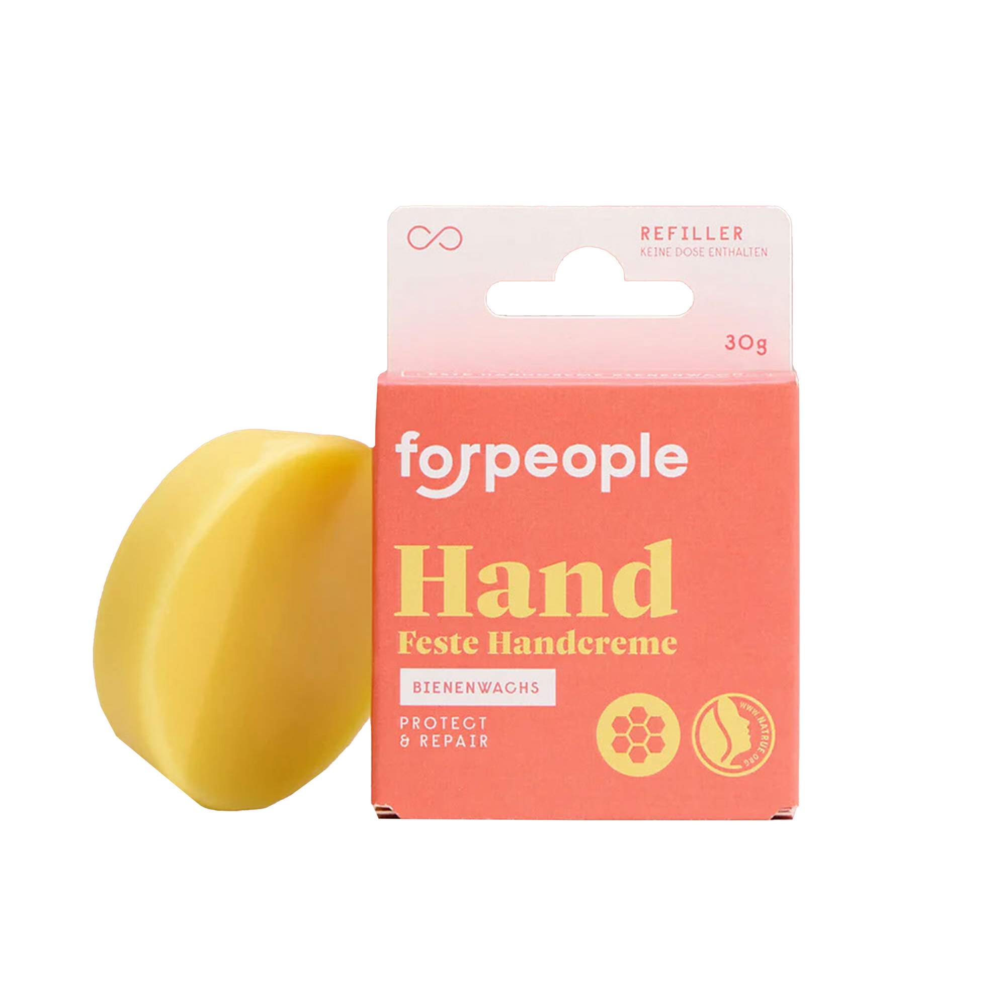 forpeople FESTE HANDCREME BIENENWACHS NACHFÜLLER - Handcreme forpeople FESTE HANDCREME BIENENWACHS NACHFÜLLER - Handcreme