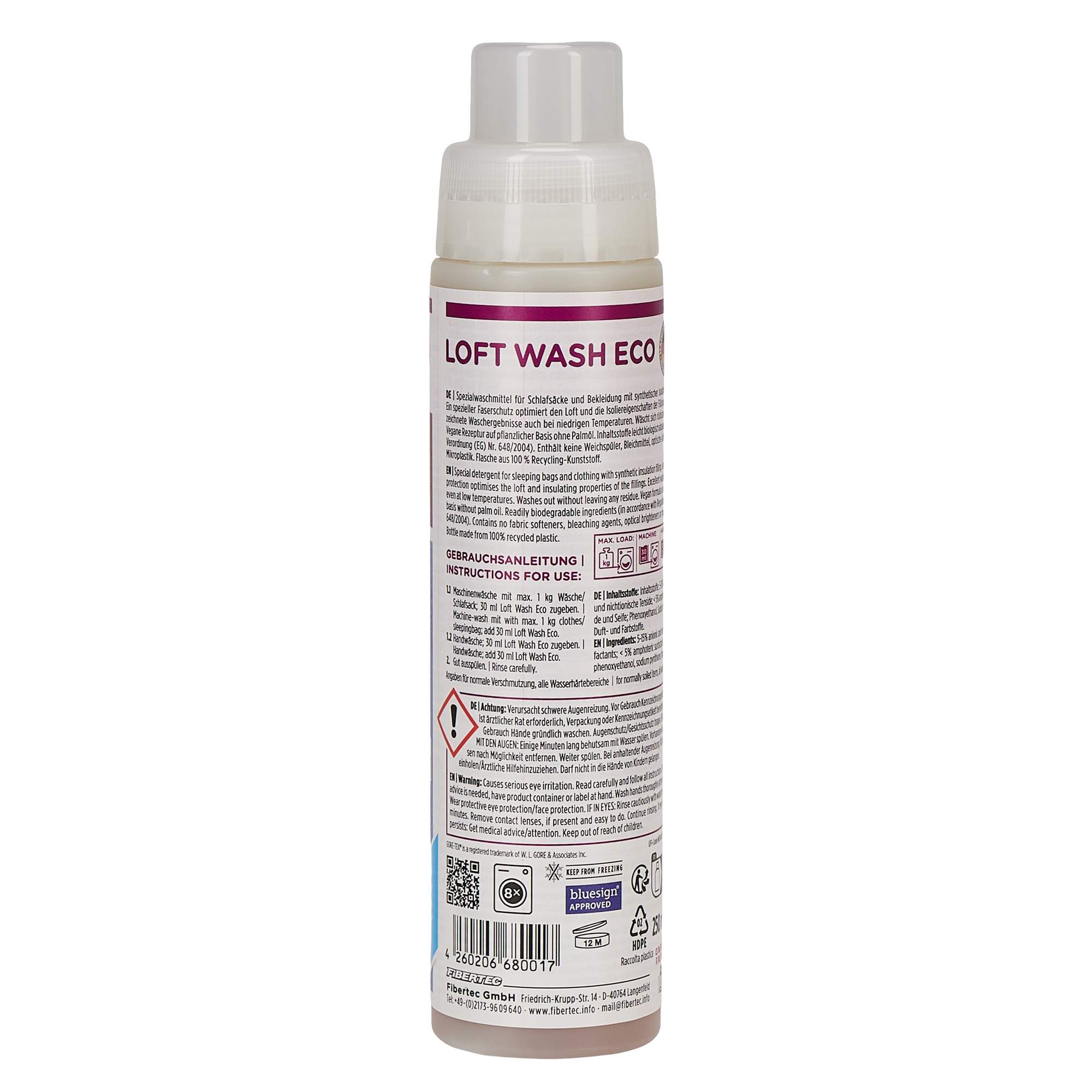 Fibertec LOFT WASH ECO - Waschmittel