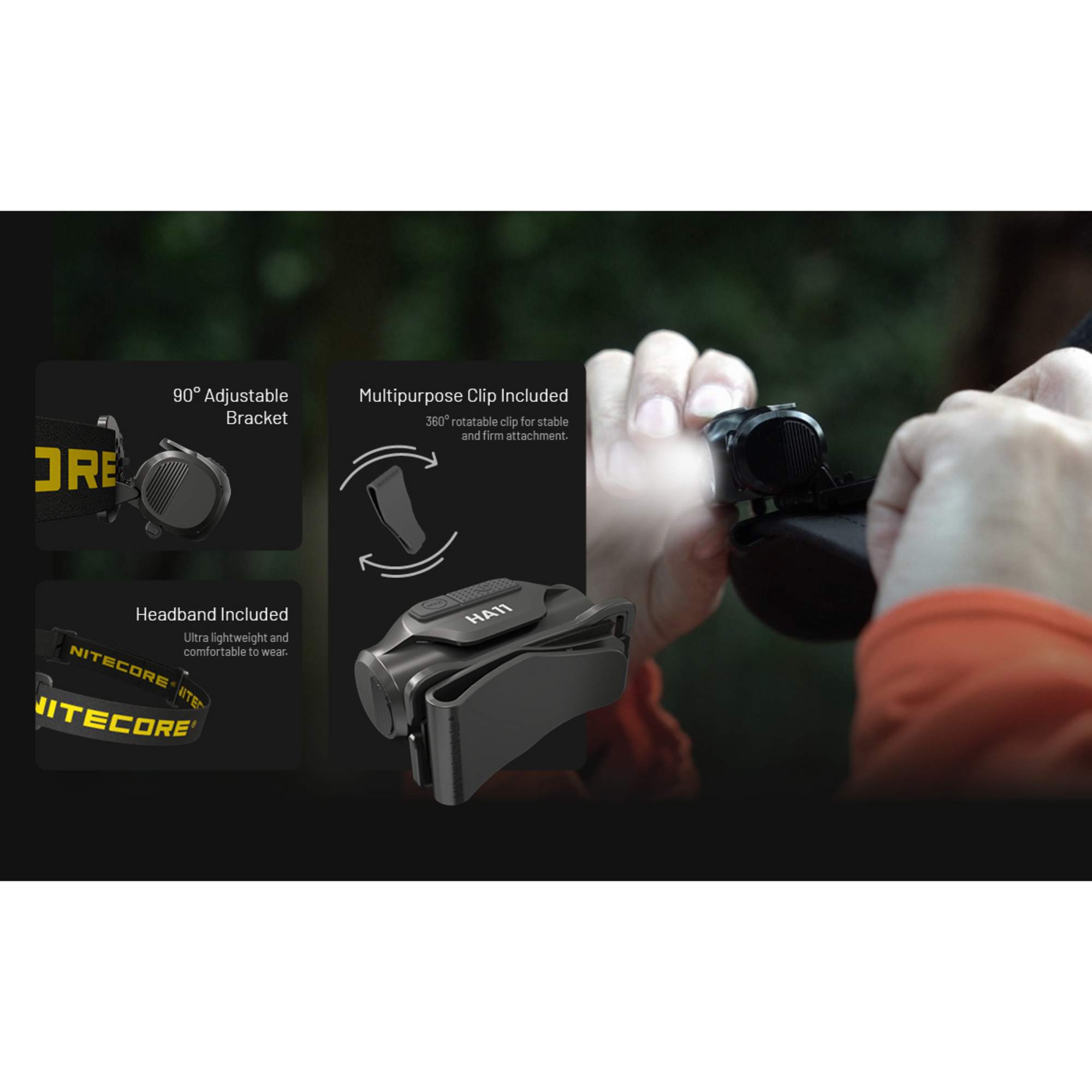 Nitecore HA11 V2 - Stirnlampe