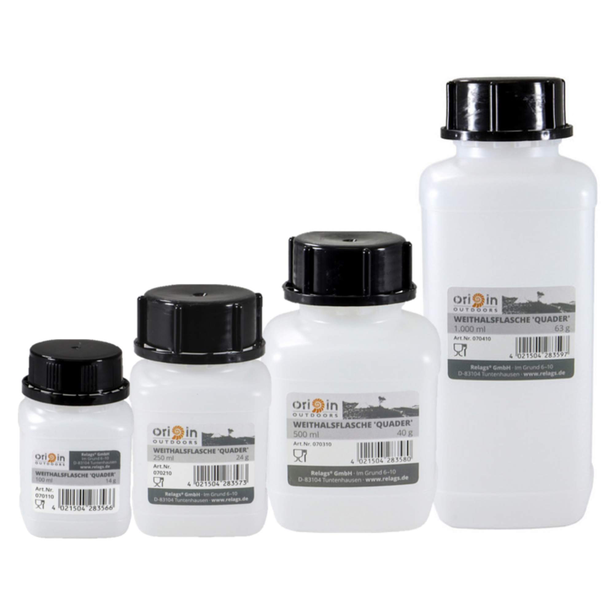 Origin Outdoors WEITHALSFLASCHE QUADER - Dose